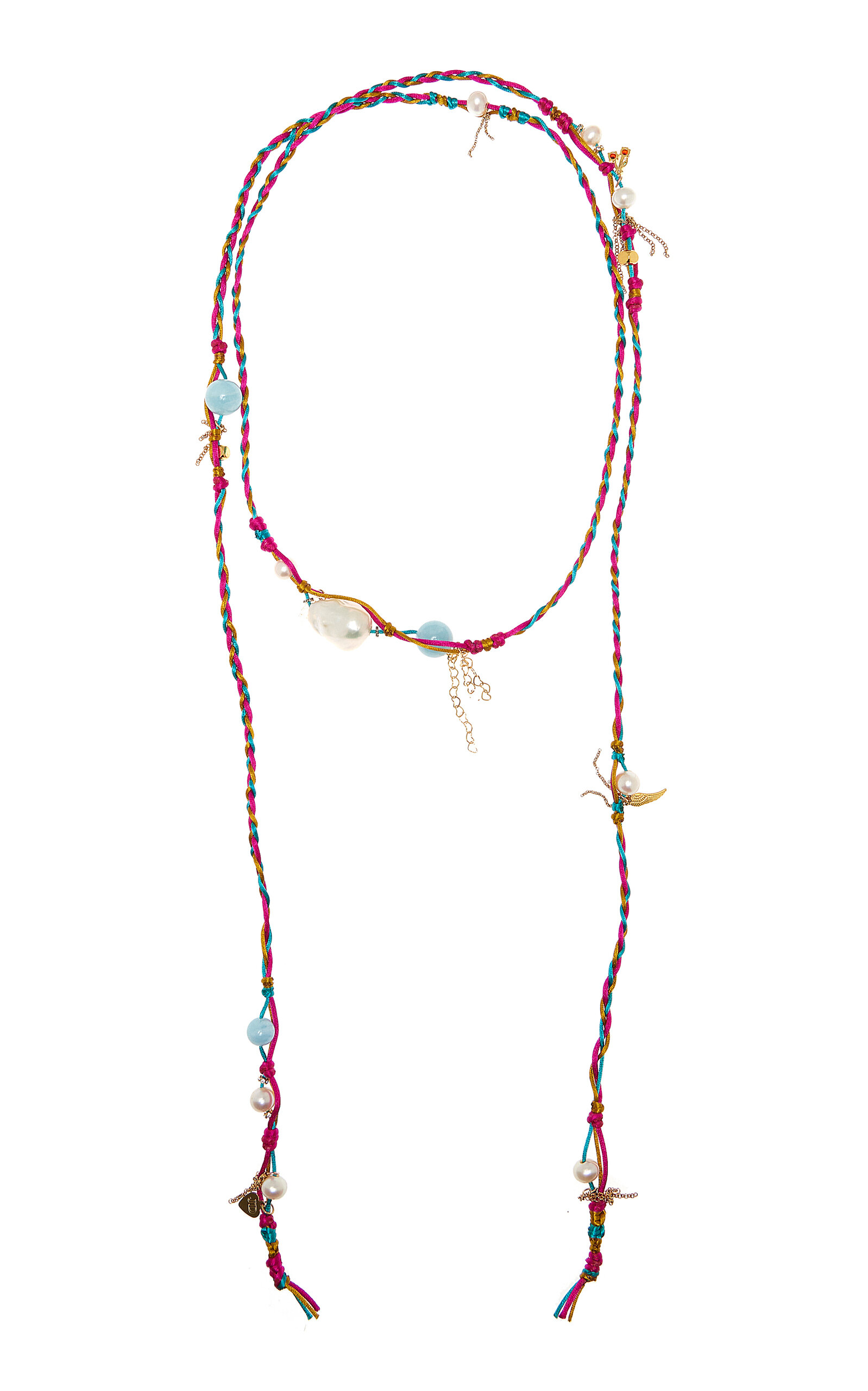 Spring Water Stainless Steel Multi-Stone Necklace
