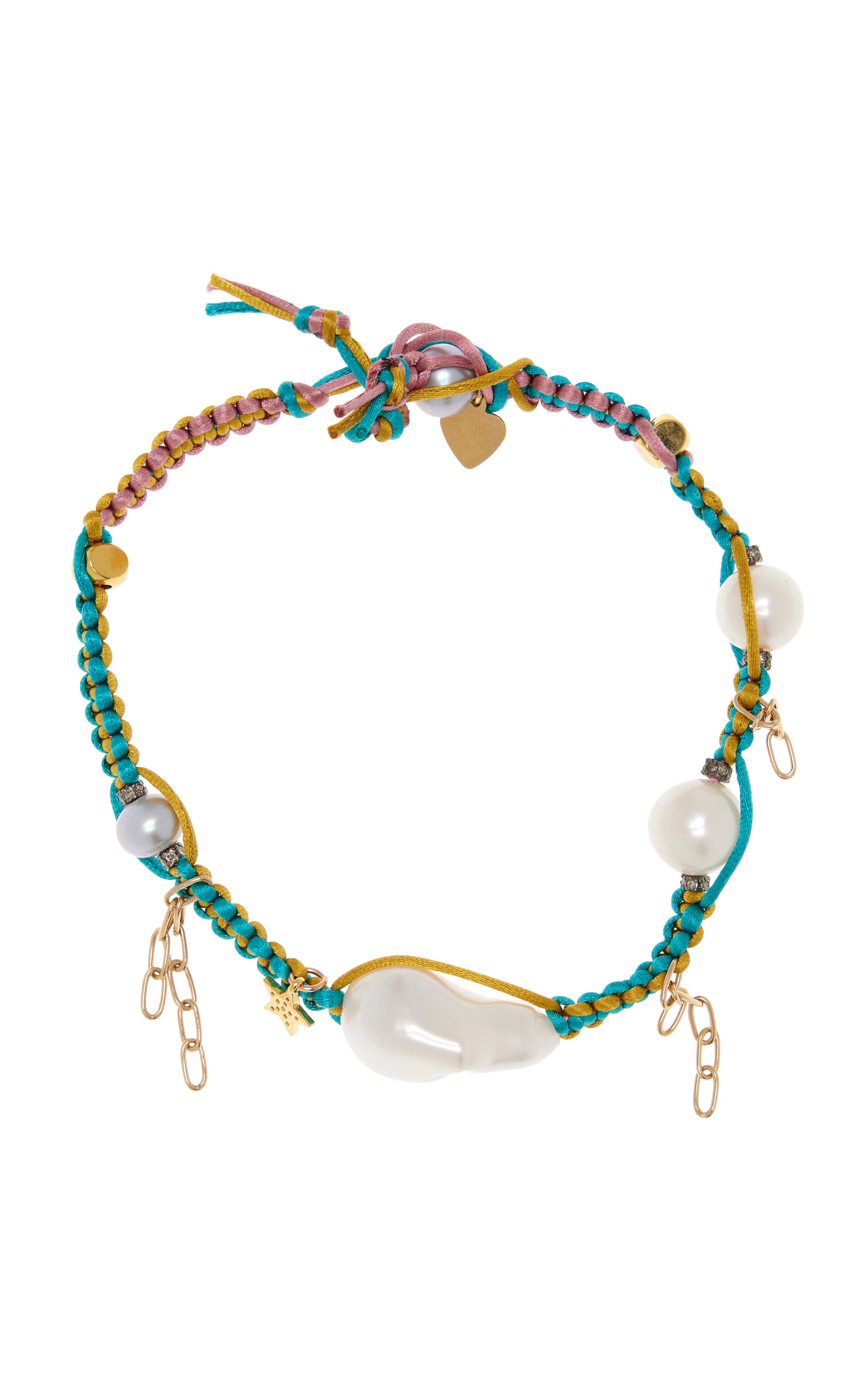 Metallic Dream Sky 18K Gold Multi-Stone Necklace