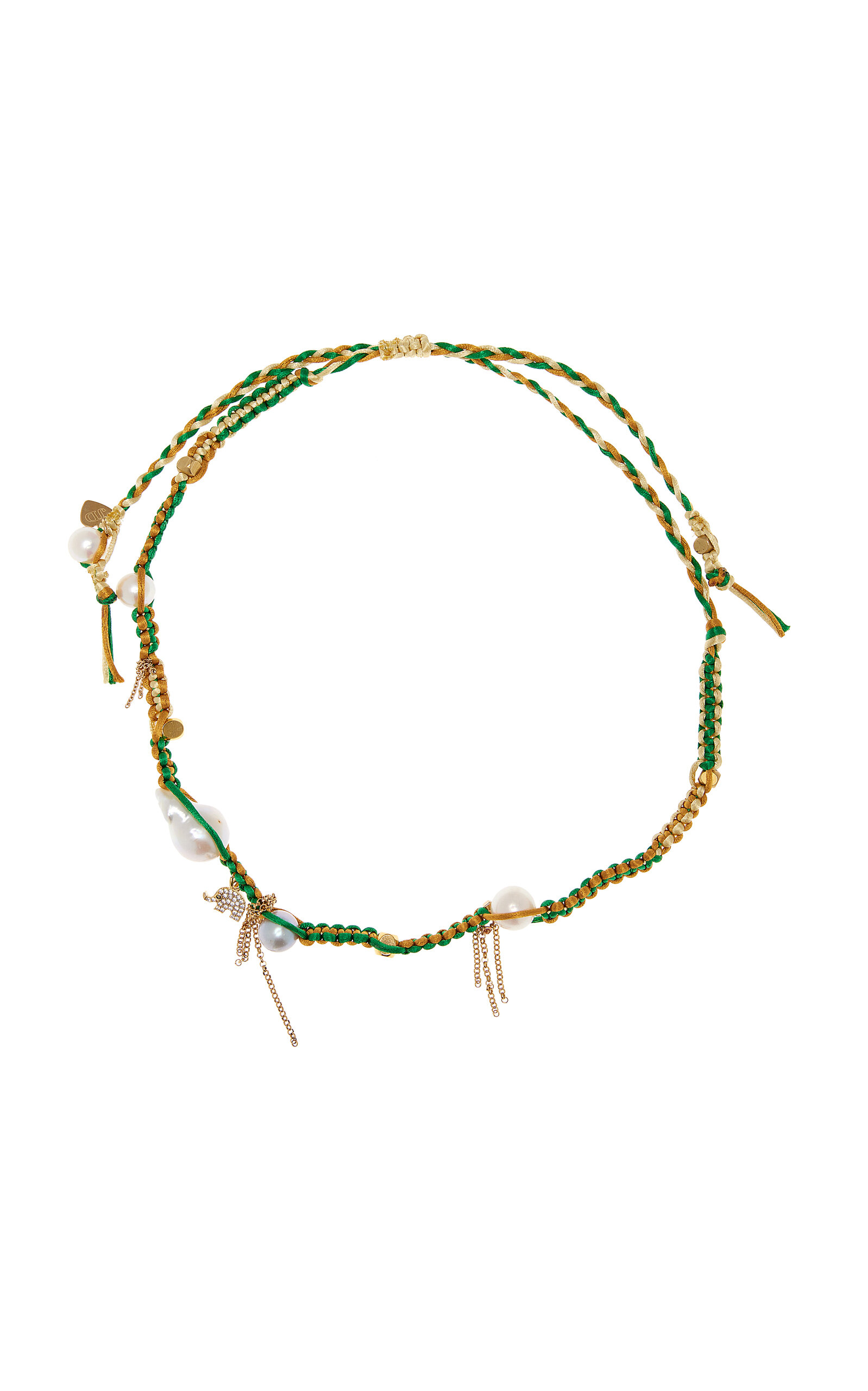 Golden 18K Gold Multi-Stone Necklace