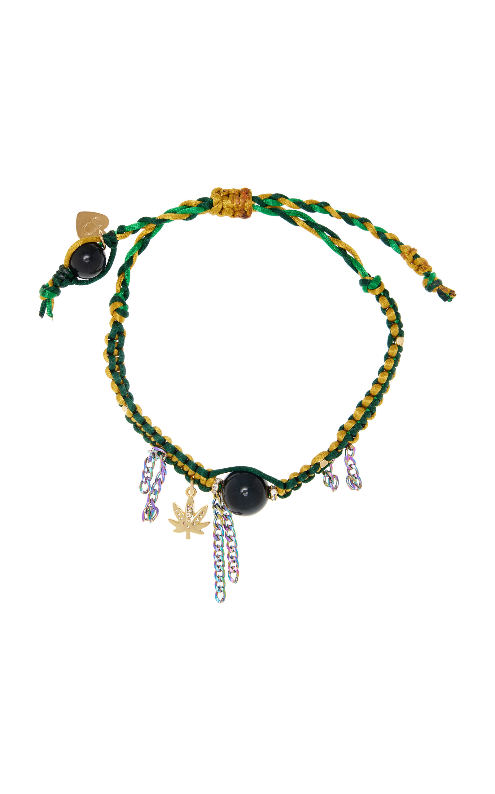 Joie Digiovanni Dope Dreaming Stainless Steel Multi-stone Bracelet In Multi