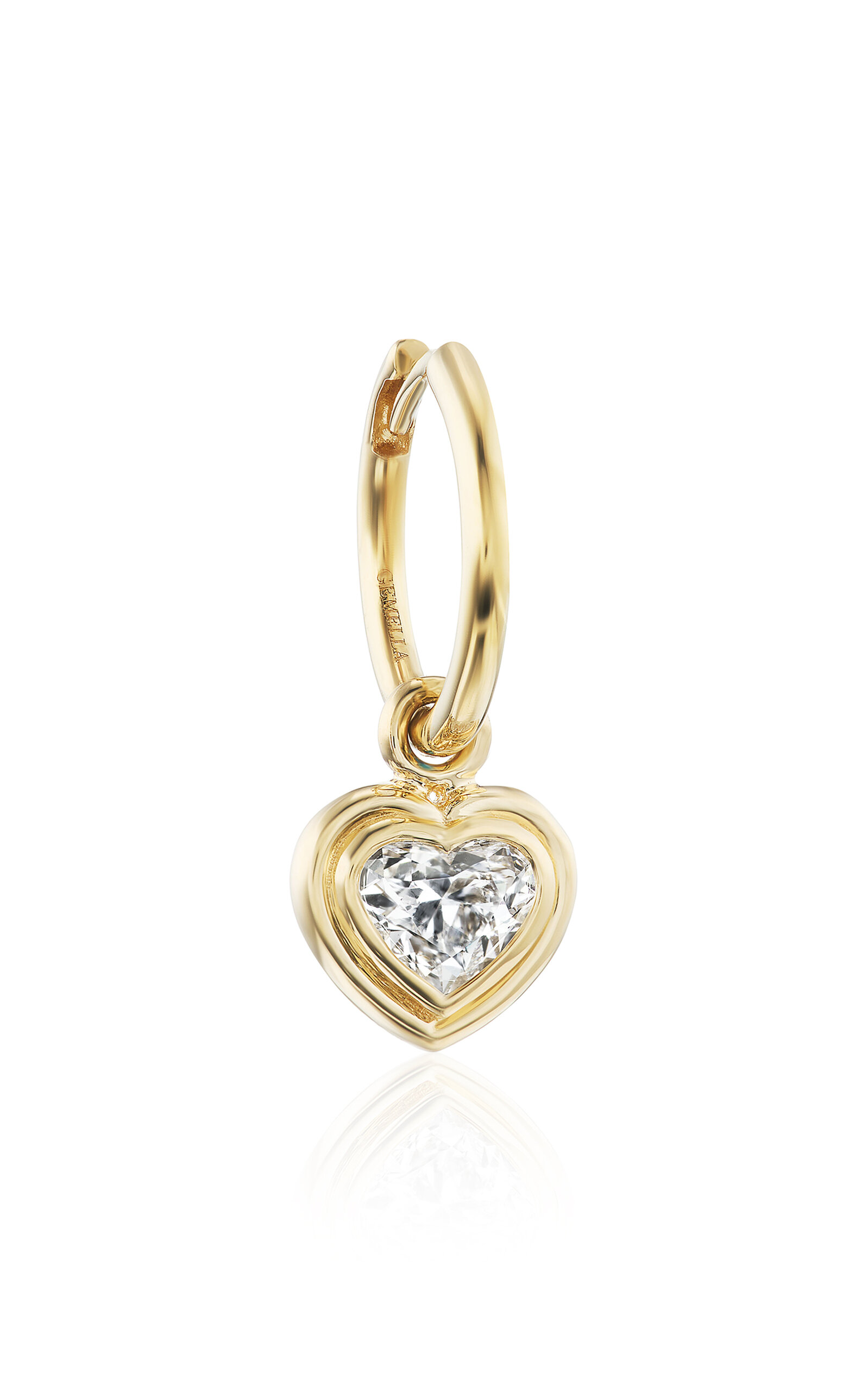 Gemella Jewels 18k Yellow Gold Diamond Earring