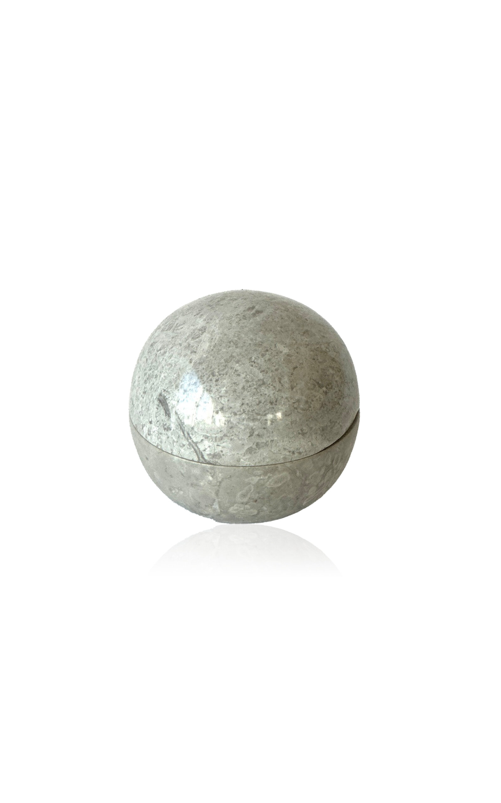 Shop Anastasio Home Small Dot Stone Box Candle In Light Grey