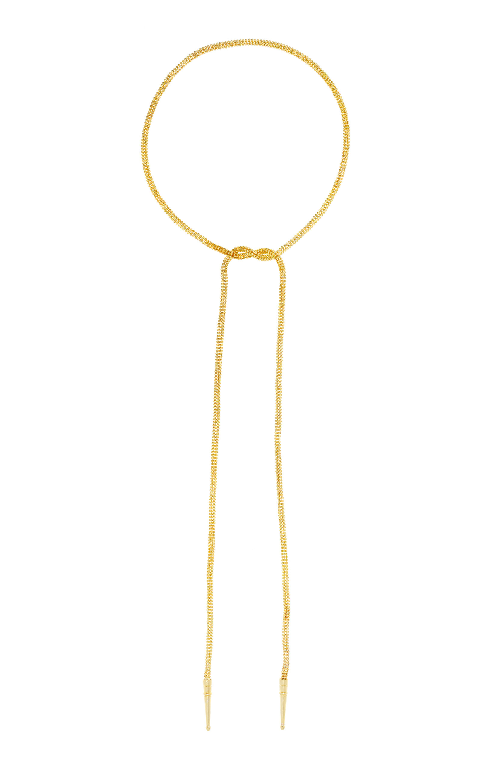 Sylvia Toledano Bolo-Tie 22K Gold-Plated Necklace - Gold - OS - Moda Operandi - Men's Jewelry And Watches