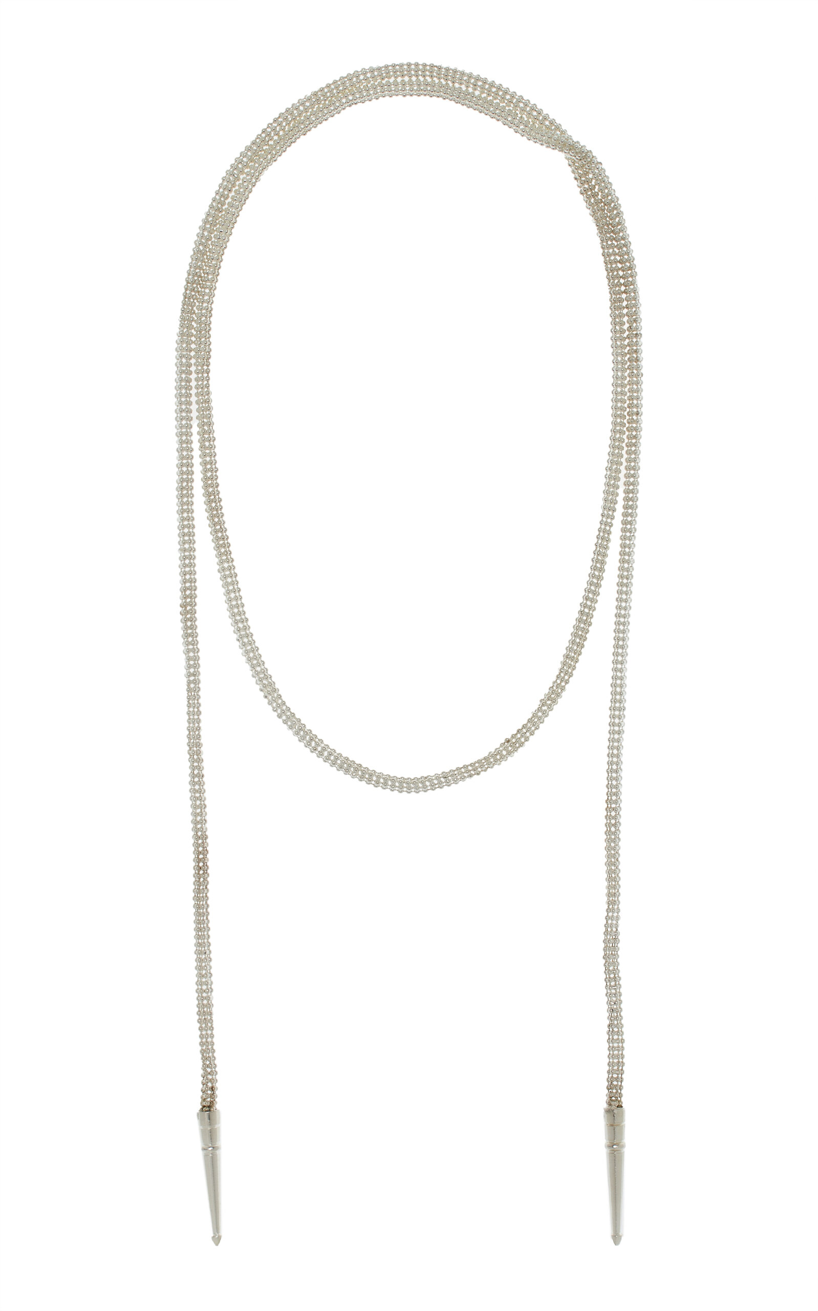 Sylvia Toledano Silver-Plated Bolo Tie Necklace - Silver - OS - Moda Operandi