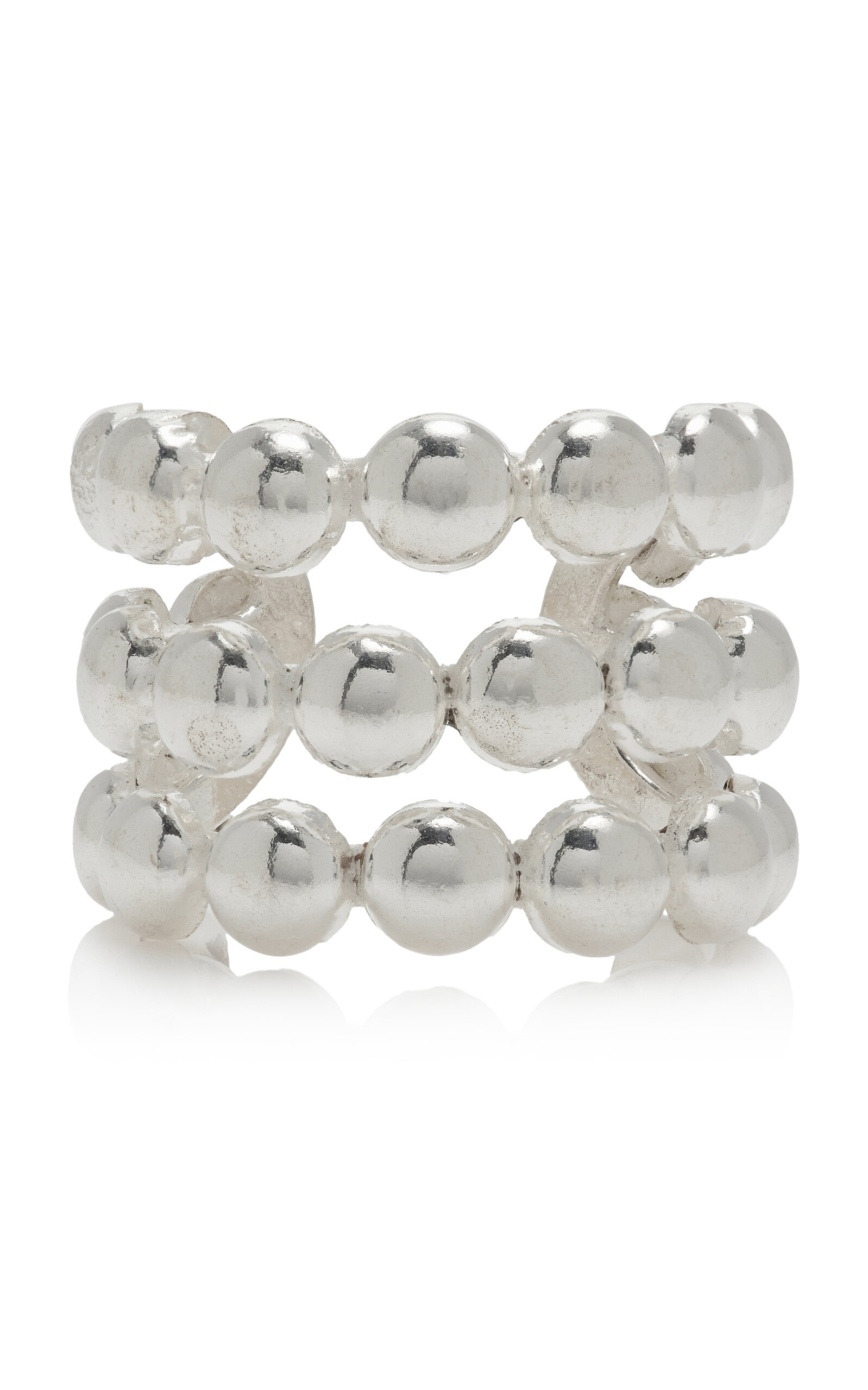 Sylvia Toledano Dots Silver-plated Ring In Silver