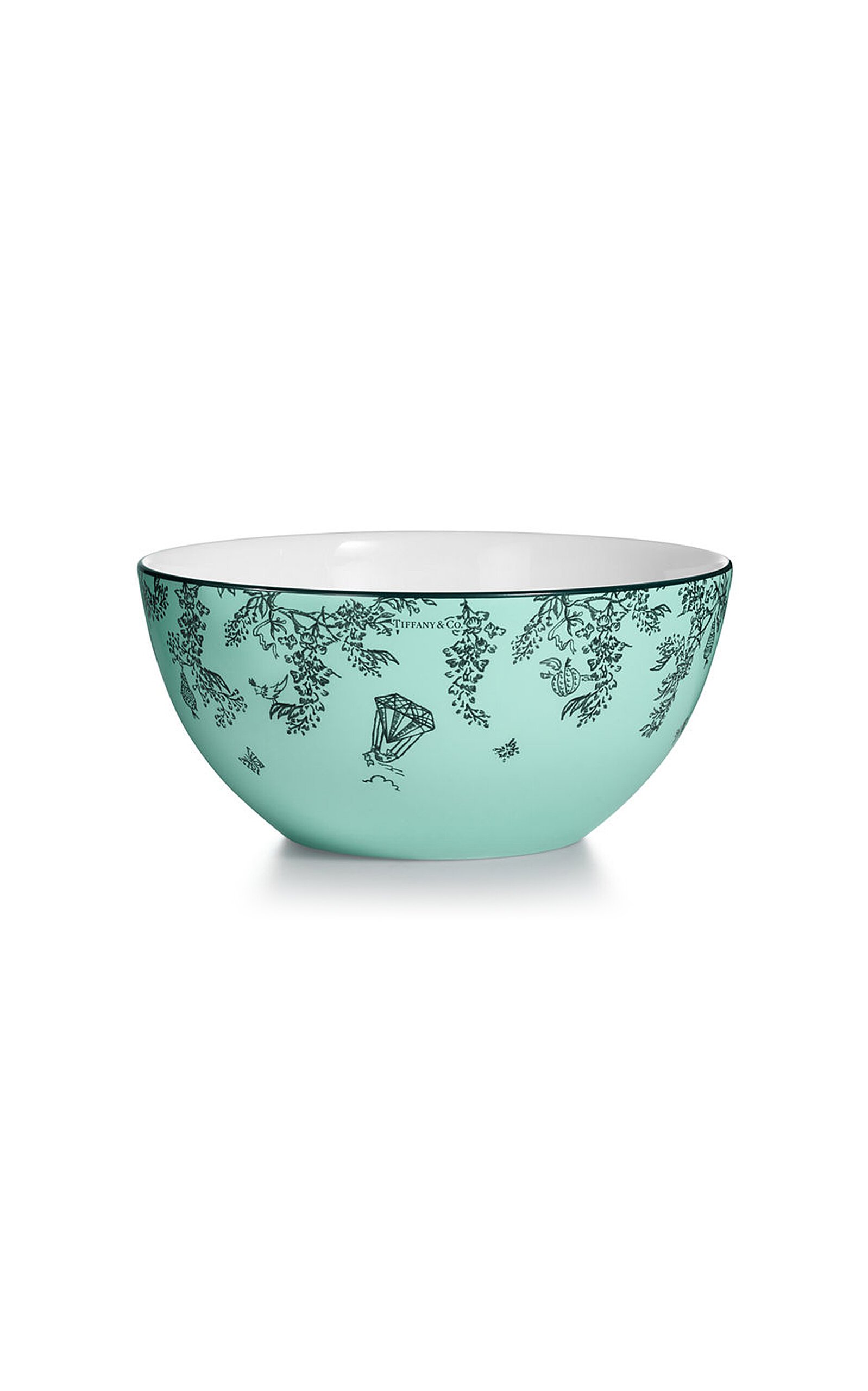 Tiffany & Co. Exclusive Toile Bone China Cereal Bowl - Blue