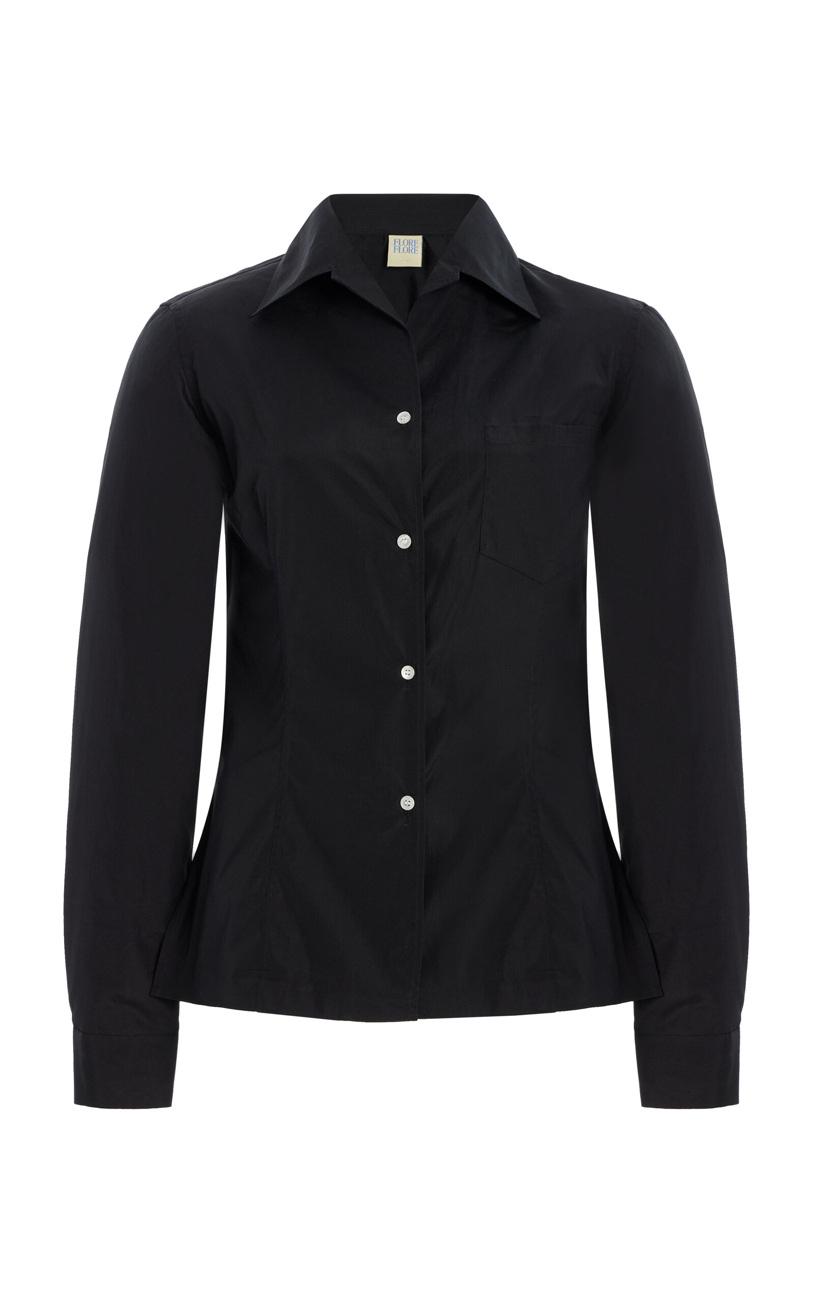 Flore Flore Rosie Cotton Shirt - Black