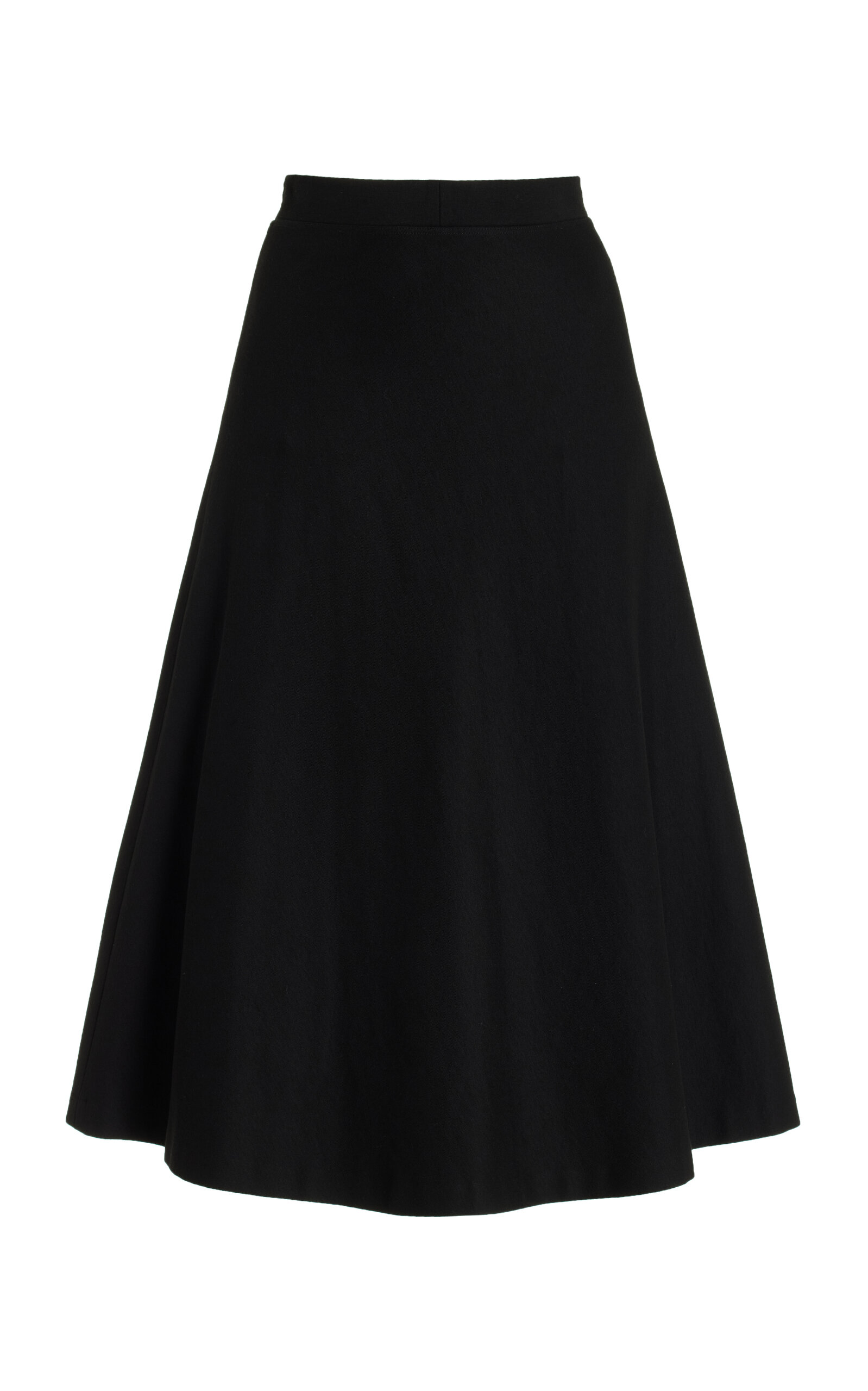 Rosetta Getty Flared Stretch-Jersey Skirt