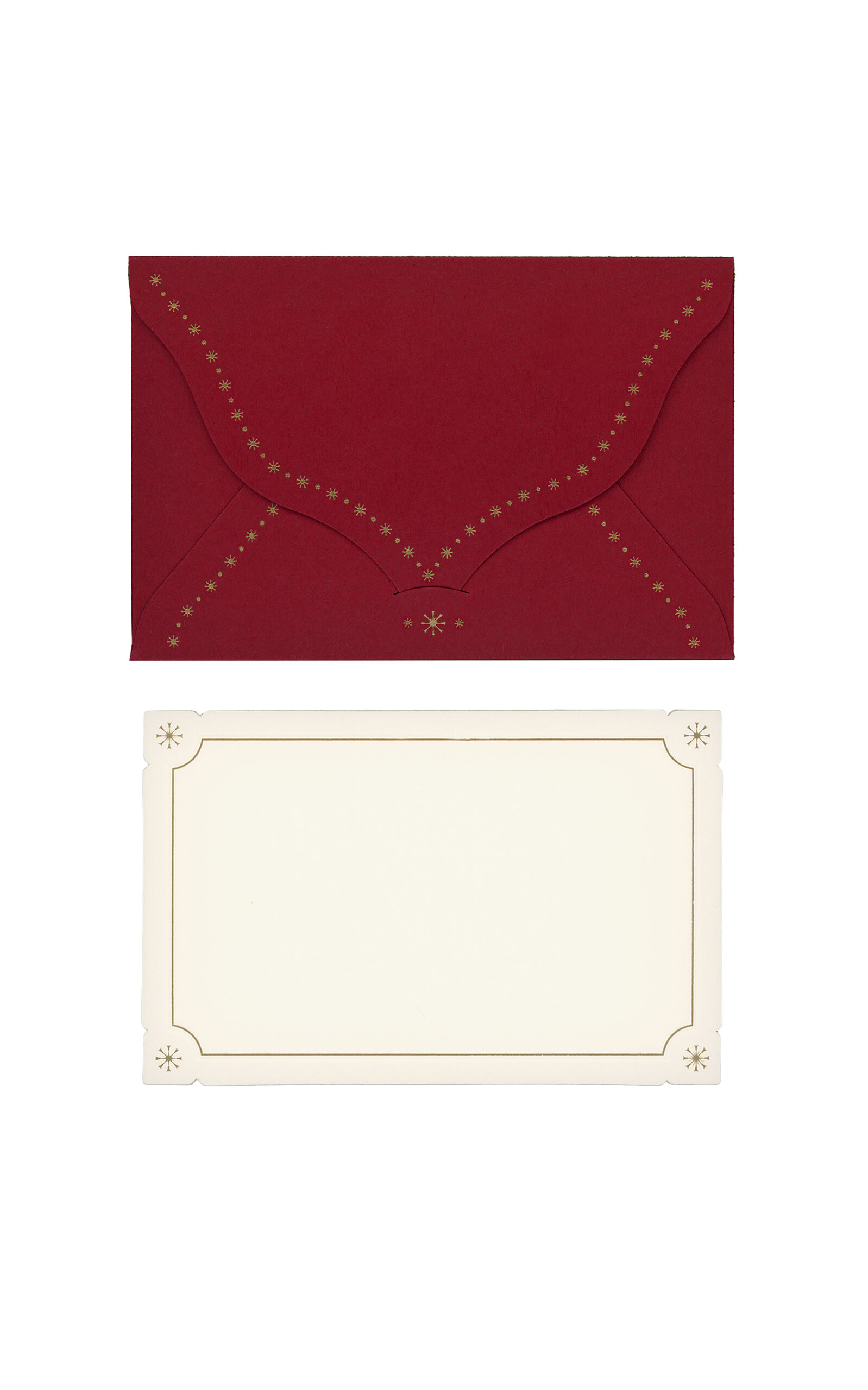 Shop D.rosi Set-of-8; Luci Envelope & Notecard Set In Red