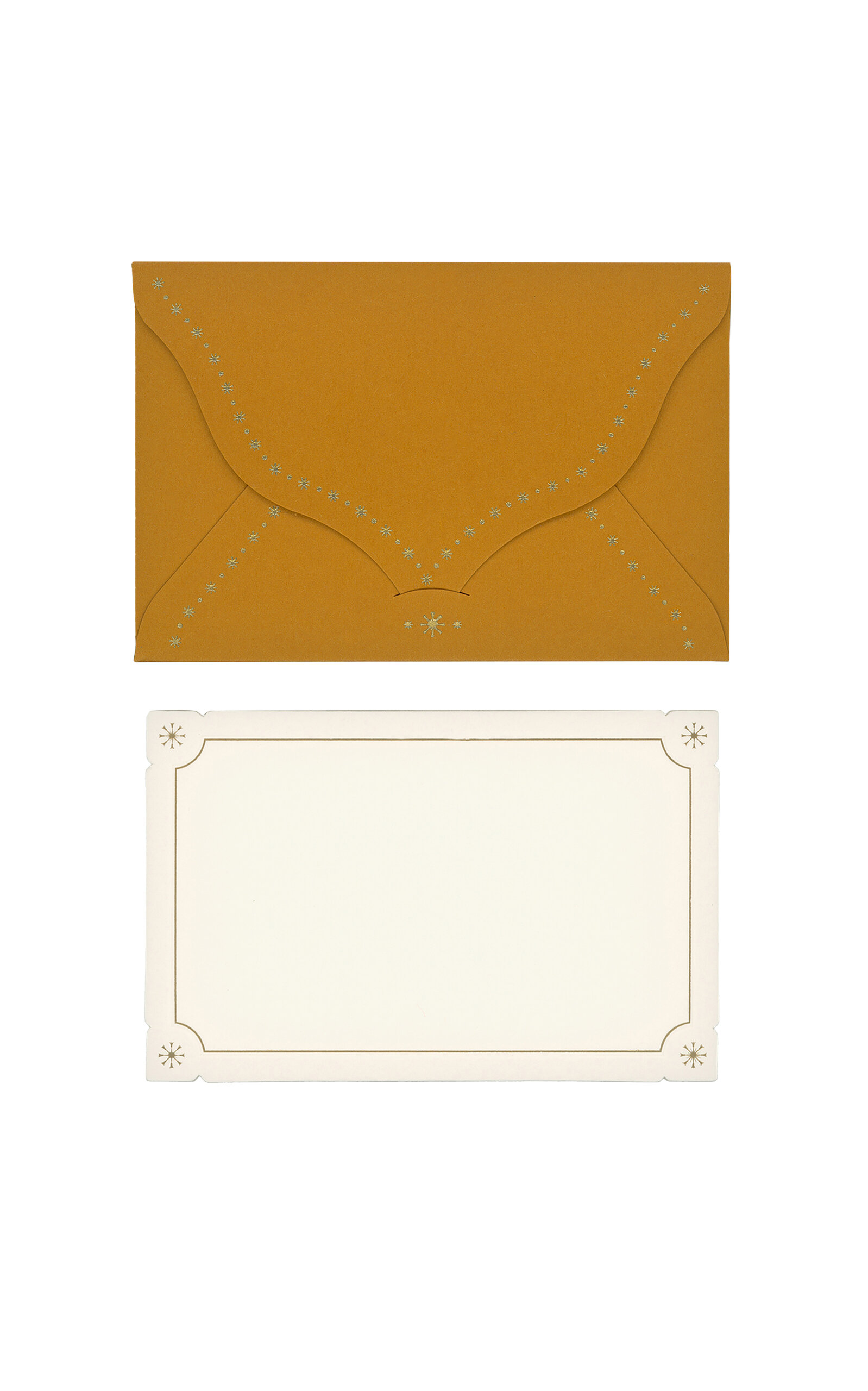 Shop D.rosi Set-of-8; Luci Envelope & Notecard Set In Yellow