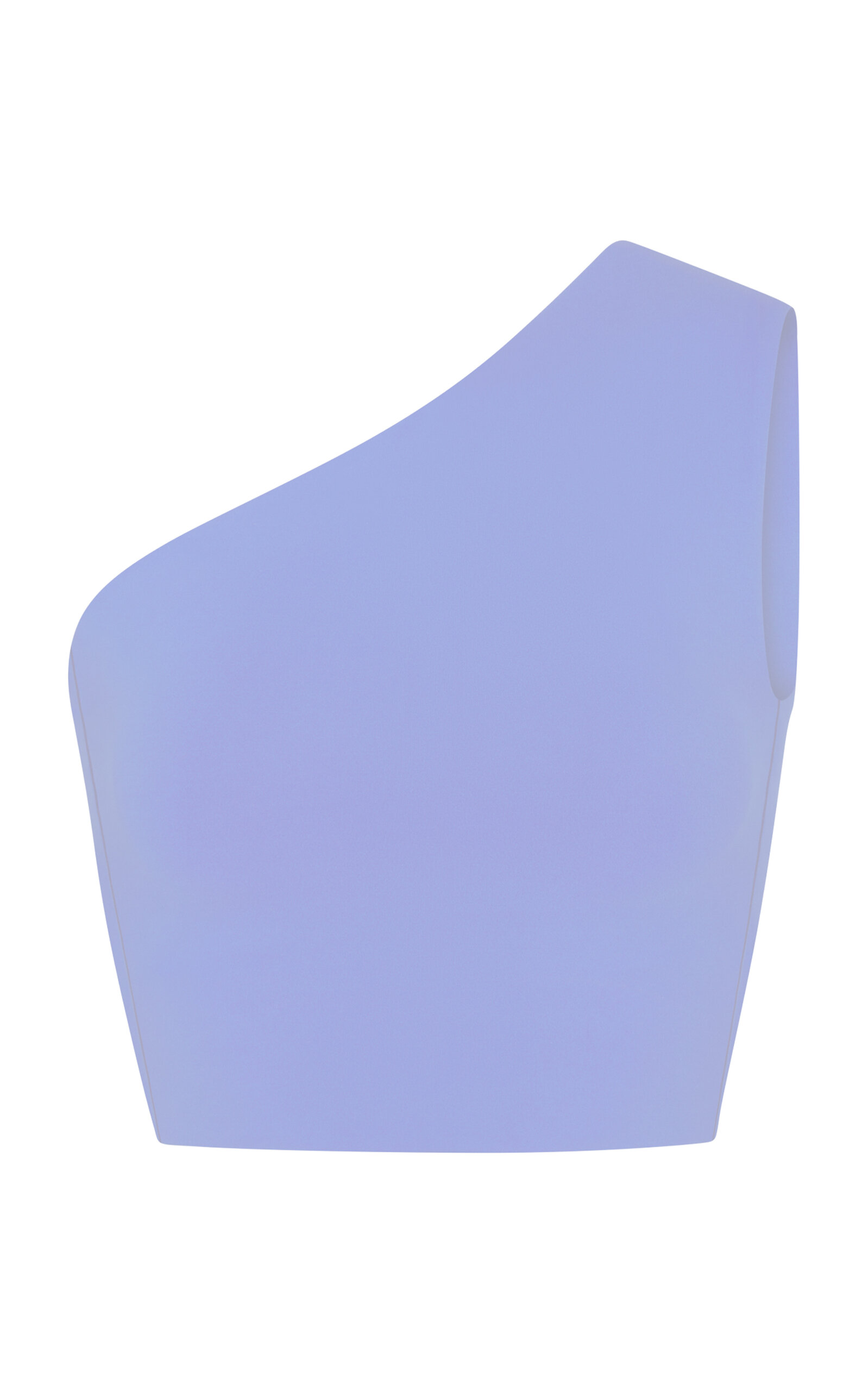Left On Friday Form One-Shoulder Cropped Jersey Tank - Moda Operandi