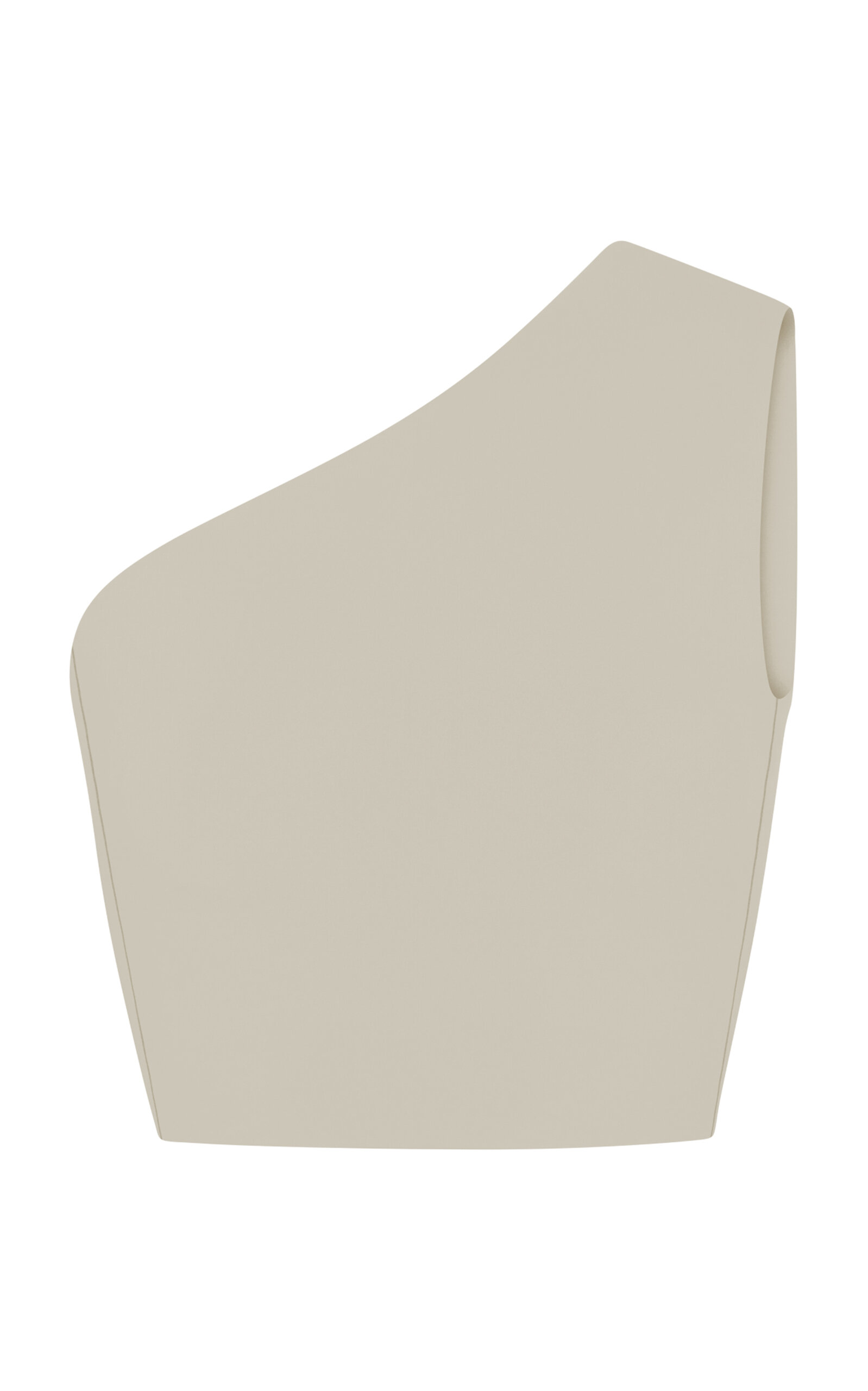 LEFT ON FRIDAY FORM ONE-SHOULDER CROPPED JERSEY TANK