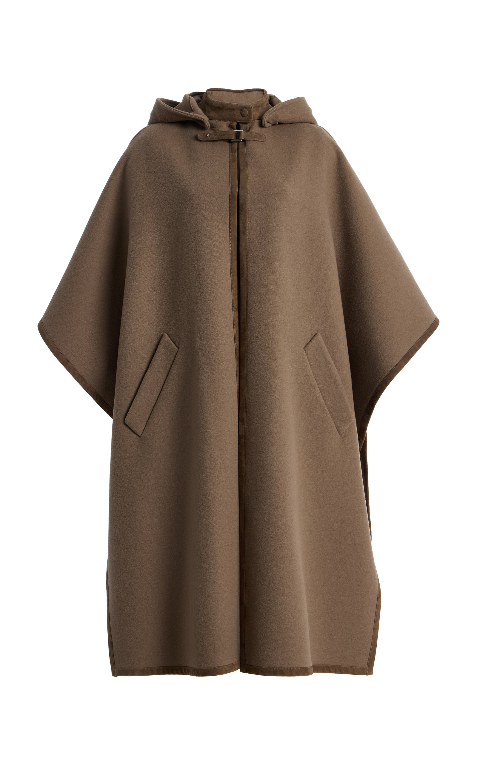 Polo Ralph Lauren Hallie Double-faced Wool-cashmere Coat In Taupe