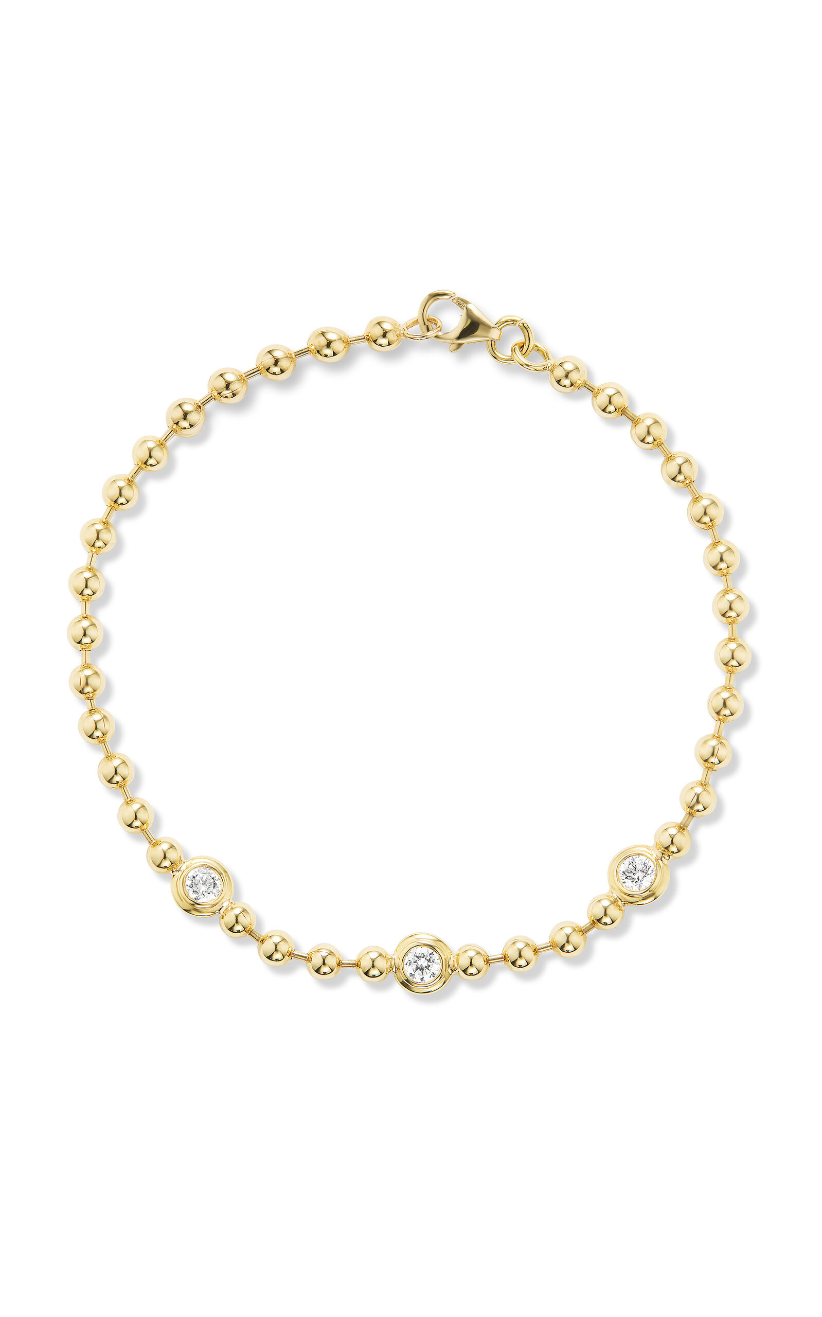 18K Yellow Gold Diamond Bracelet