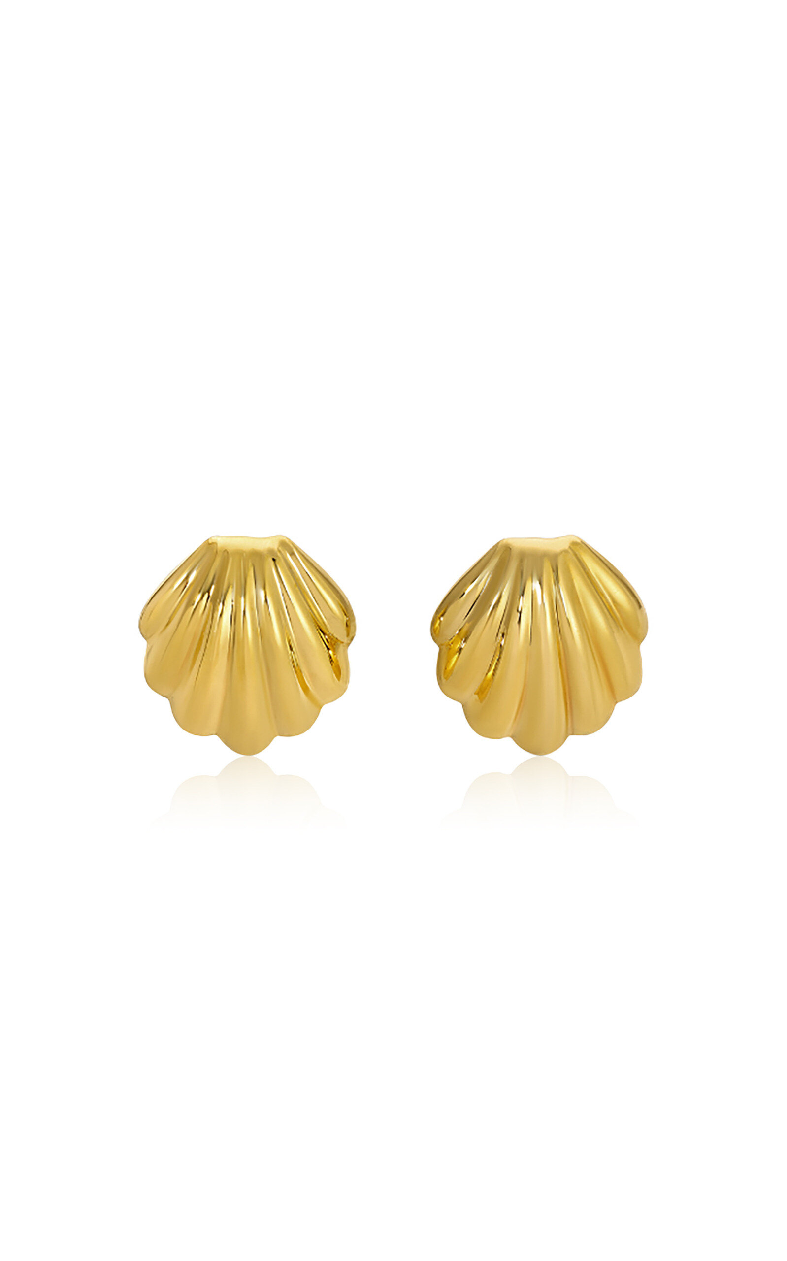 Crown Gold-Plated Earrings
