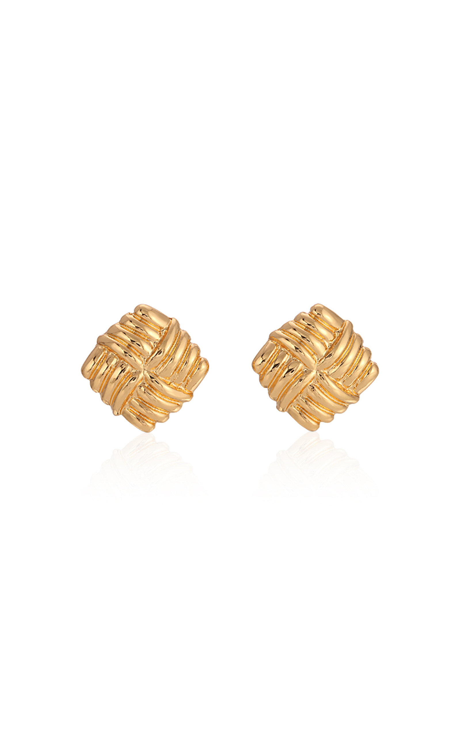 Wind Gold-Plated Earrings