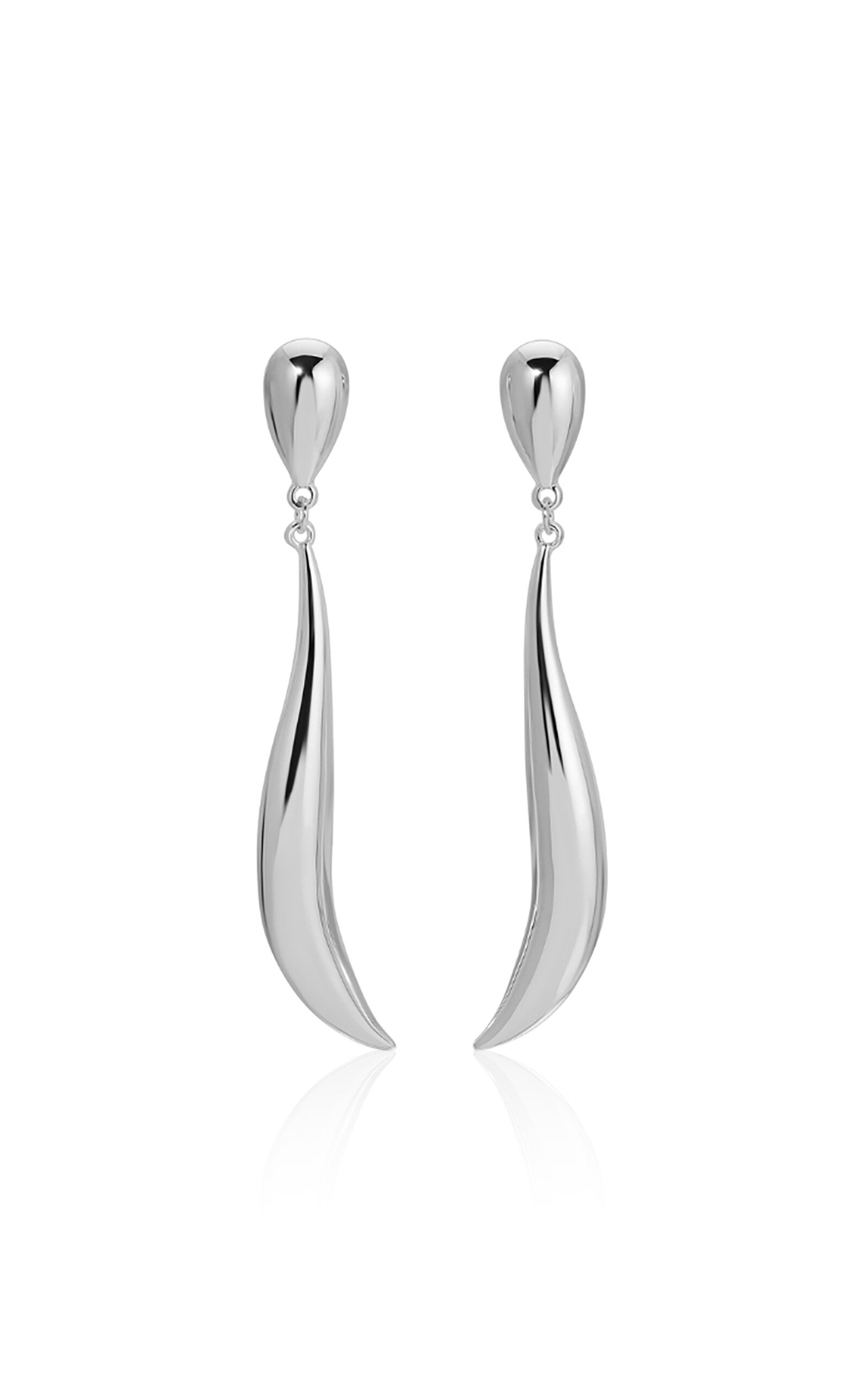 Wave Silver-Plated Earrings