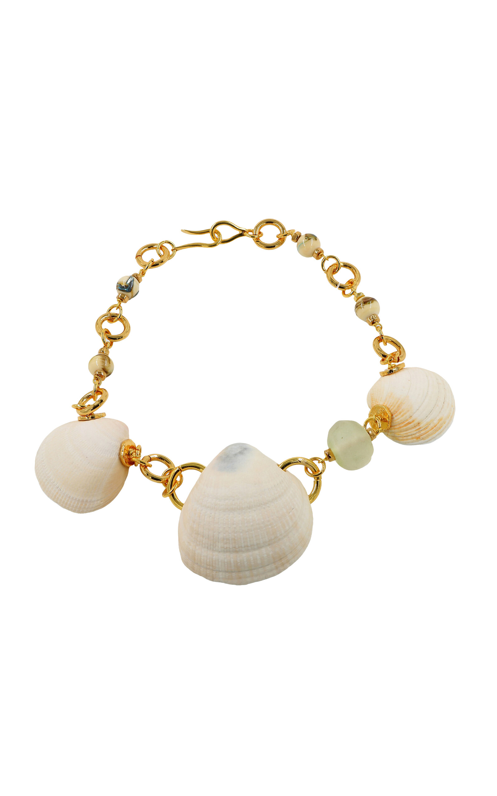 Samsara 24k Gold-Plated Shell Necklace