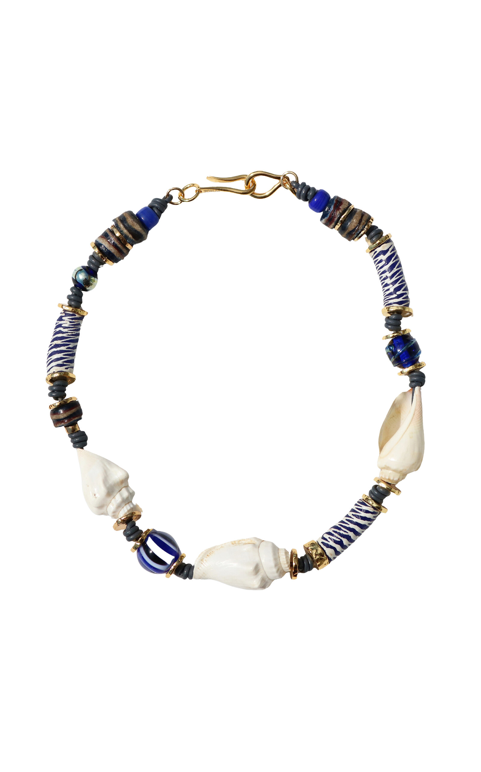 Samsara Vintage Beads and Shell Necklace
