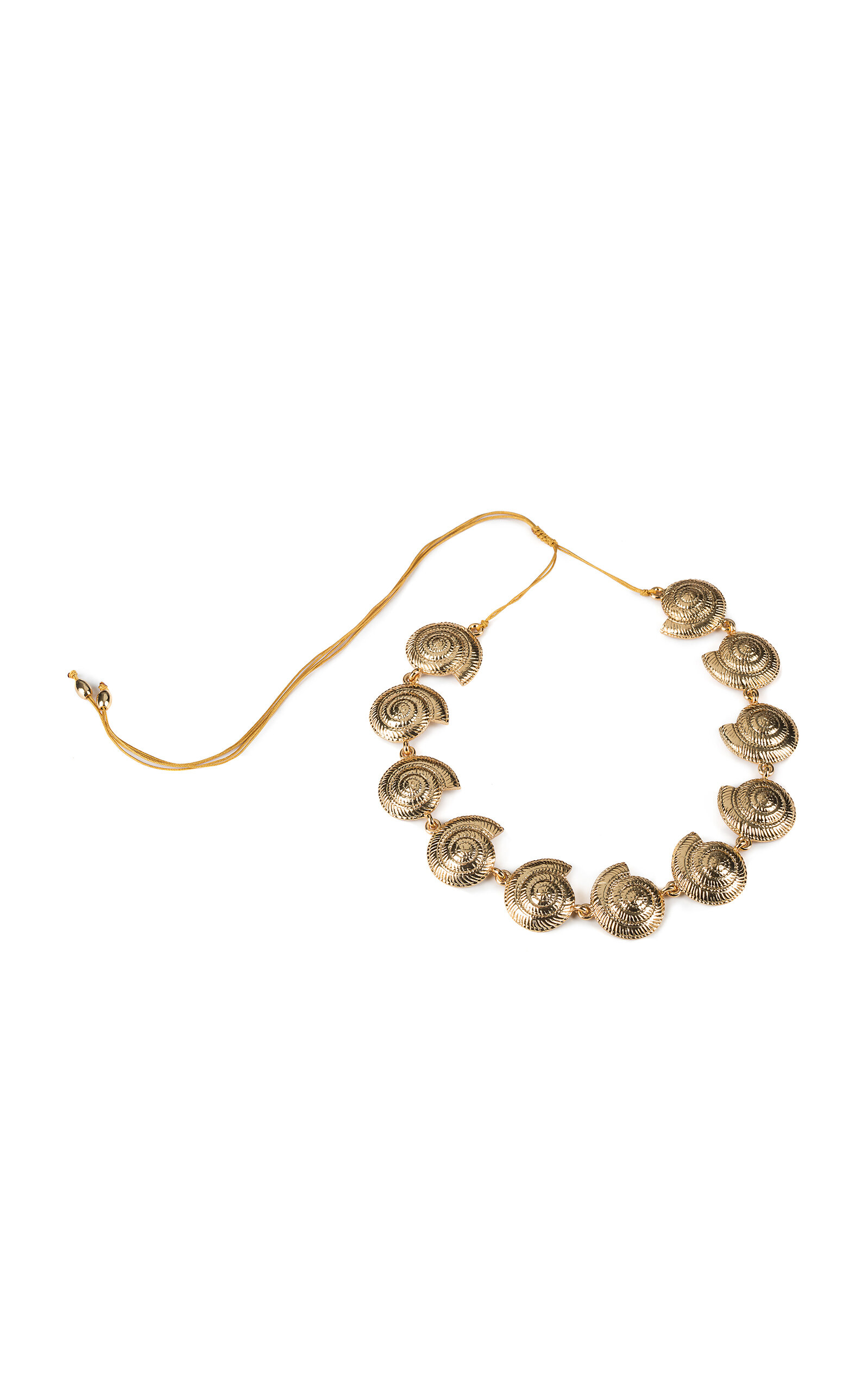 Shop Tohum Concha Archi 24k Gold-plated Shell Necklace