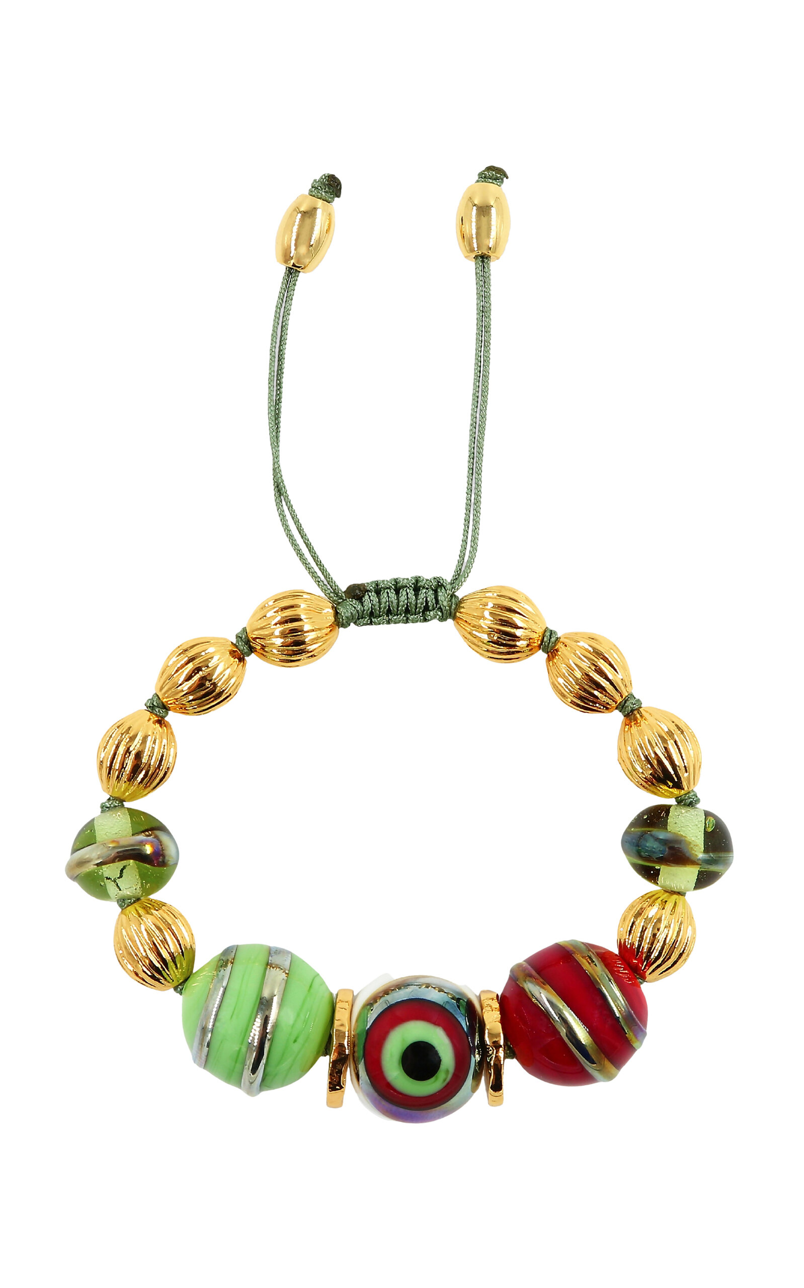 Murano Glass Beads Charm Bracelet