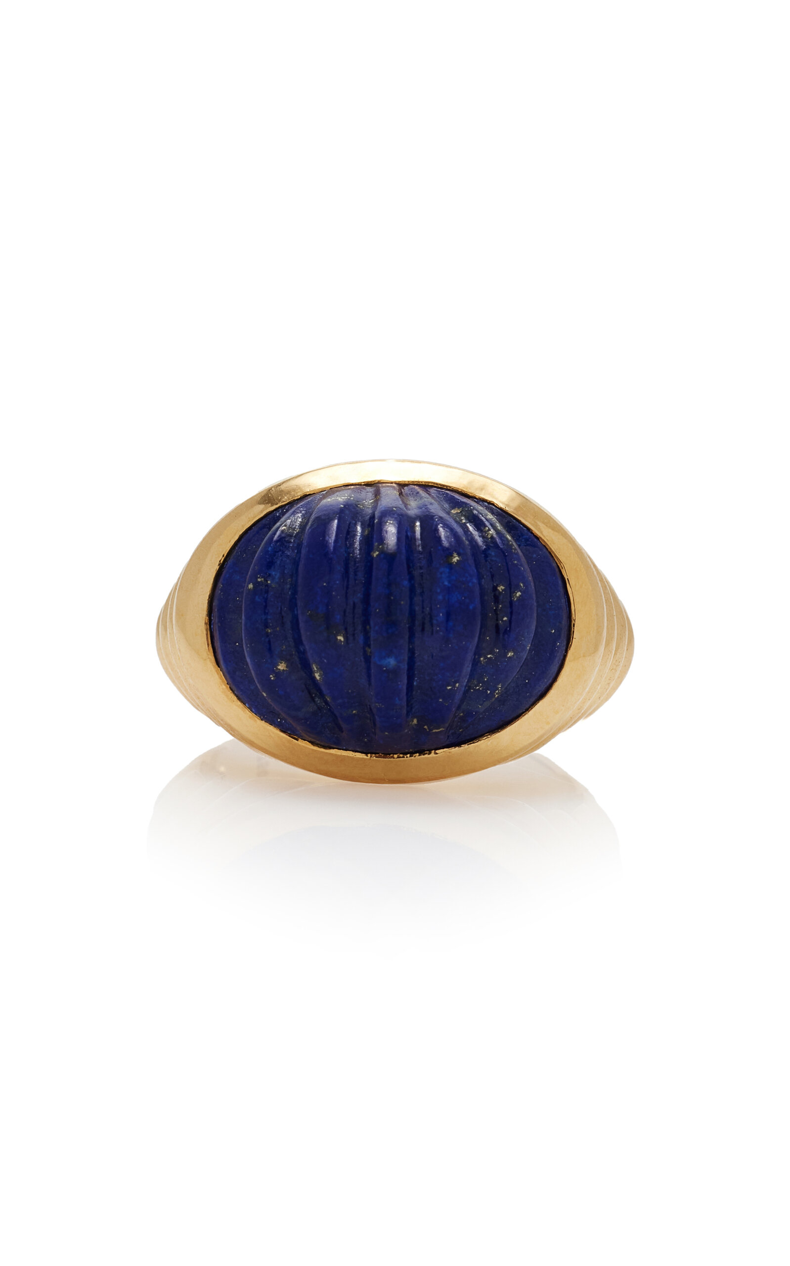 Sauer Yam 18K Yellow Gold Lapis Ring - Blue - Moda Operandi