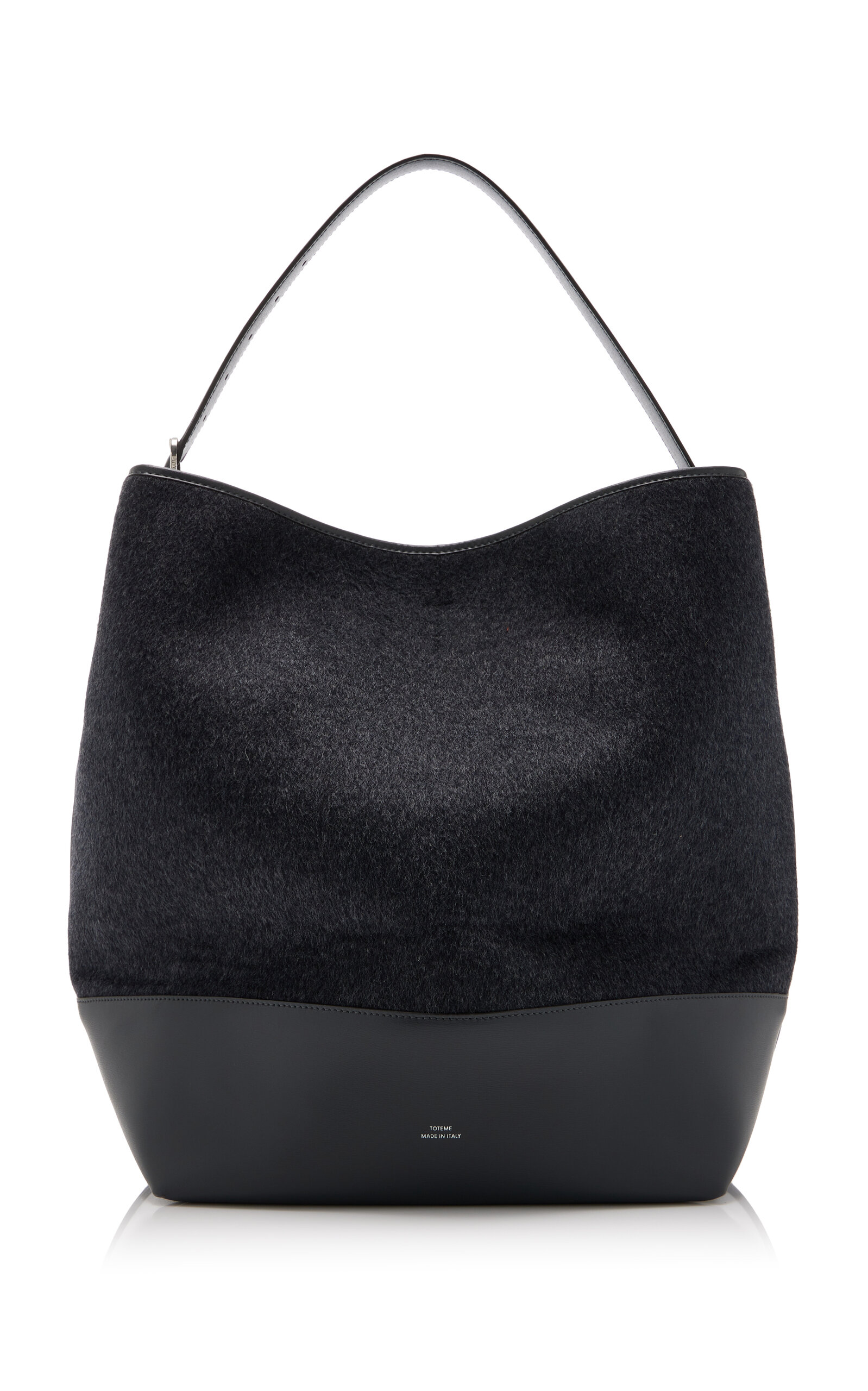 Toteme Belted Doublé-Wool Tote Bag