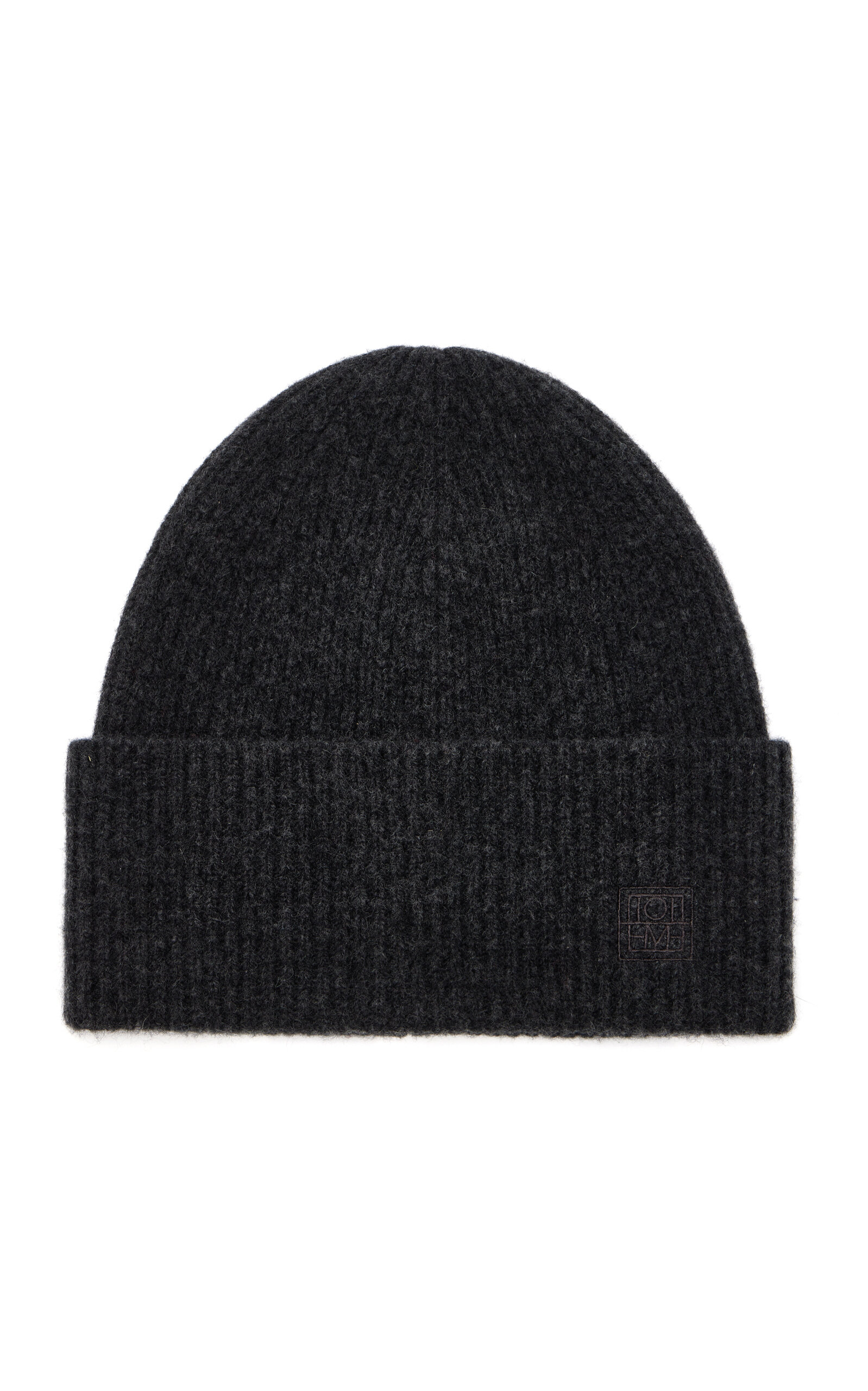 Toteme Ribbed Wool-Cashmere Beanie - Grey - OS