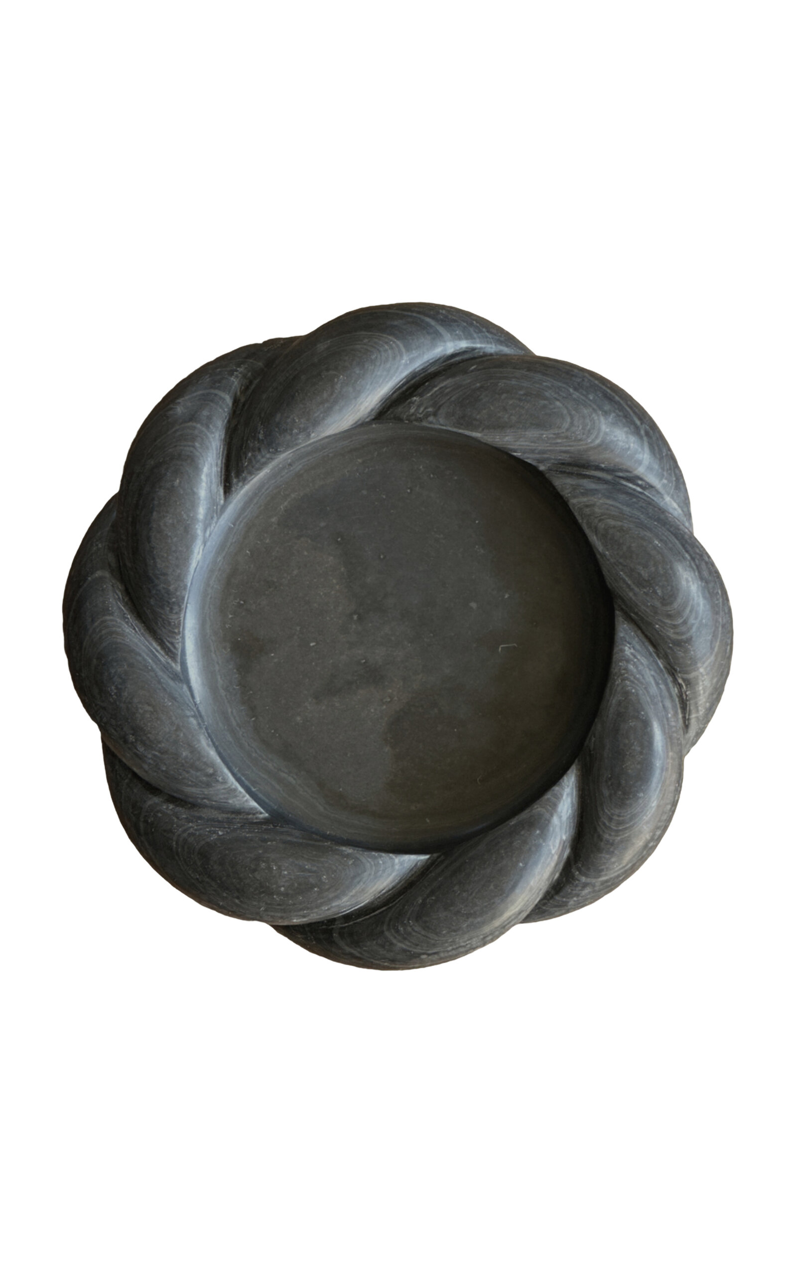 Anastasio Home Pasqua Stone Bowl In Dark Grey