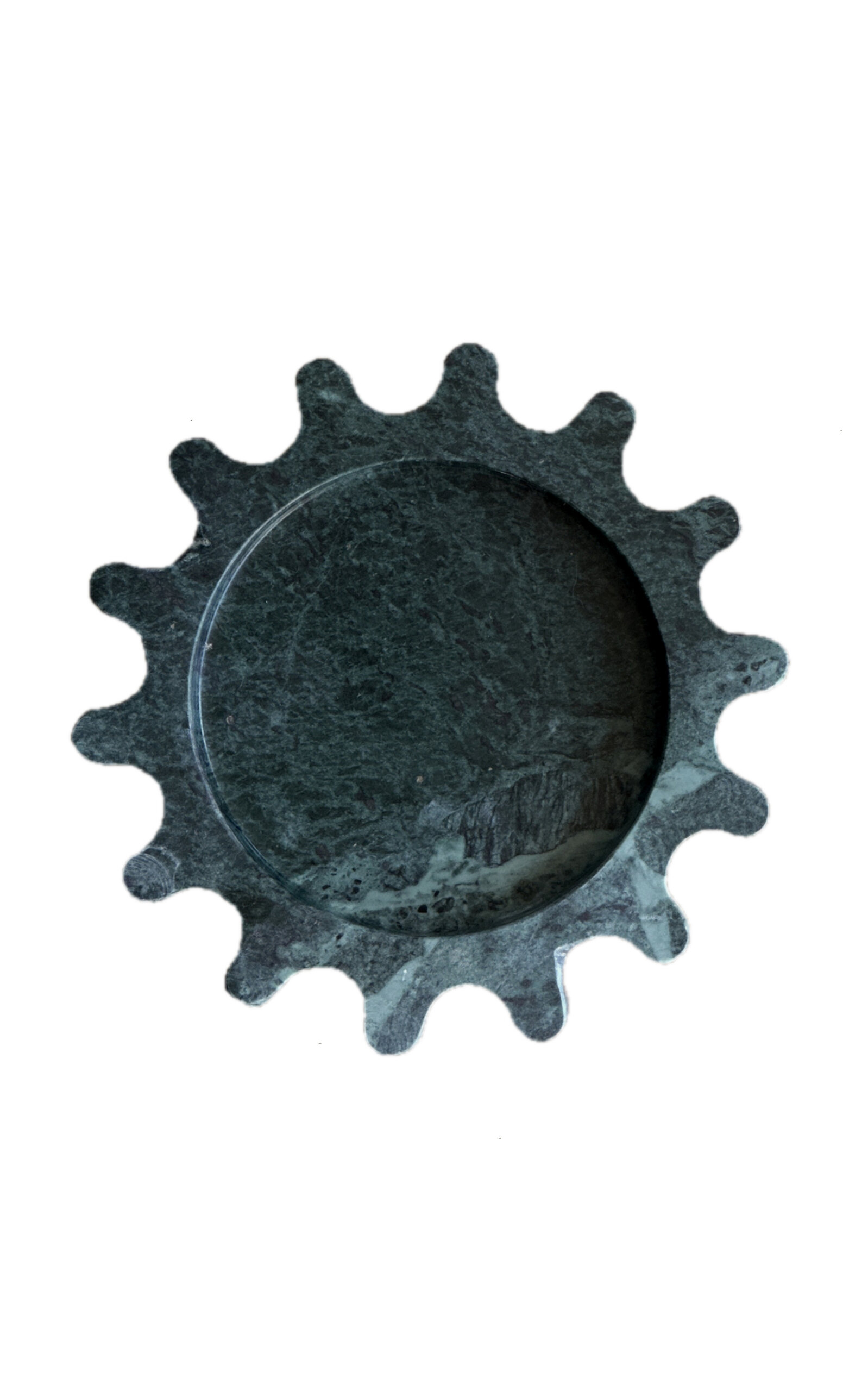 Anastasio Home Splat Stone Catch Tray - Dark Green