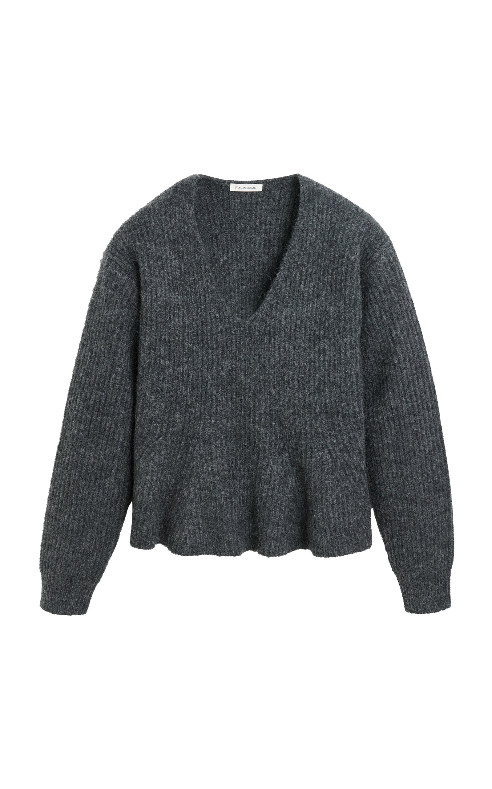 BY MALENE BIRGER COVA FLARED KNIT WOOL-BLEND SWEATER