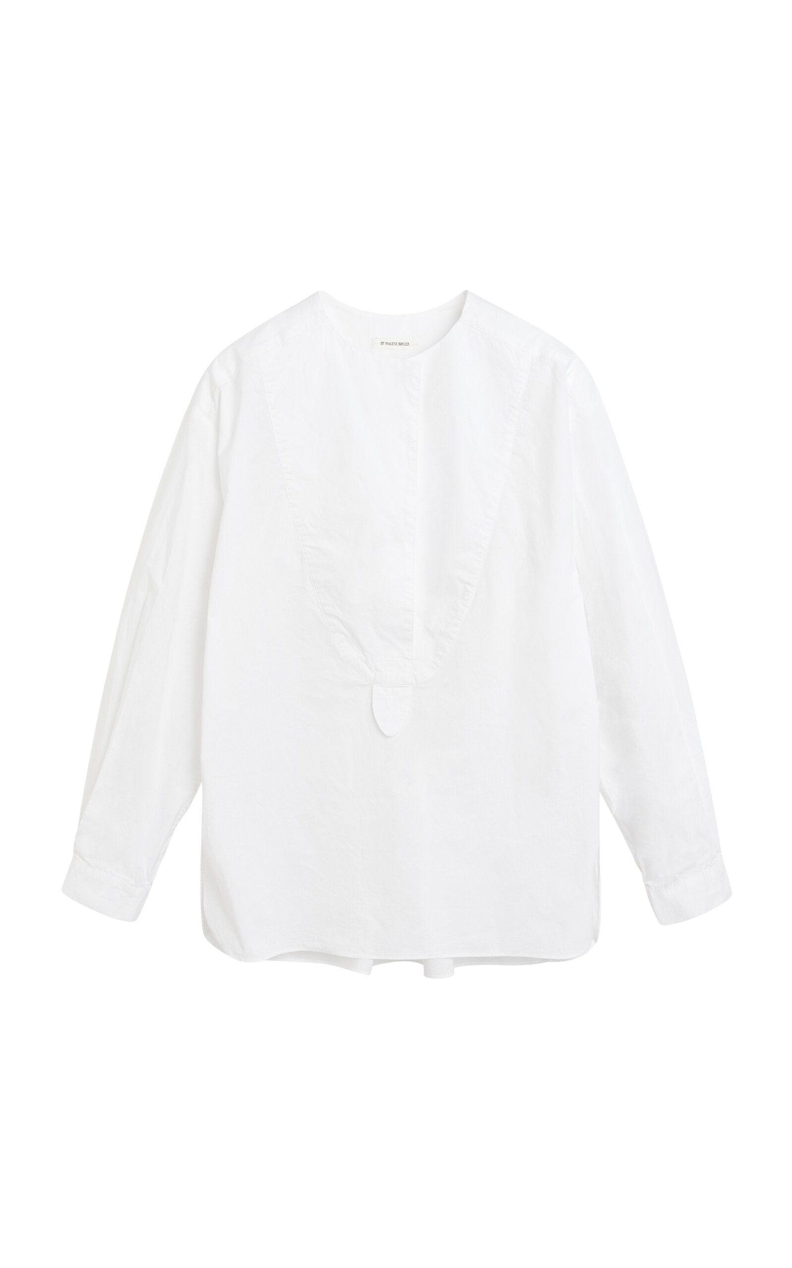 Shop By Malene Birger Fayette Organic Cotton Poplin Shirt In White
