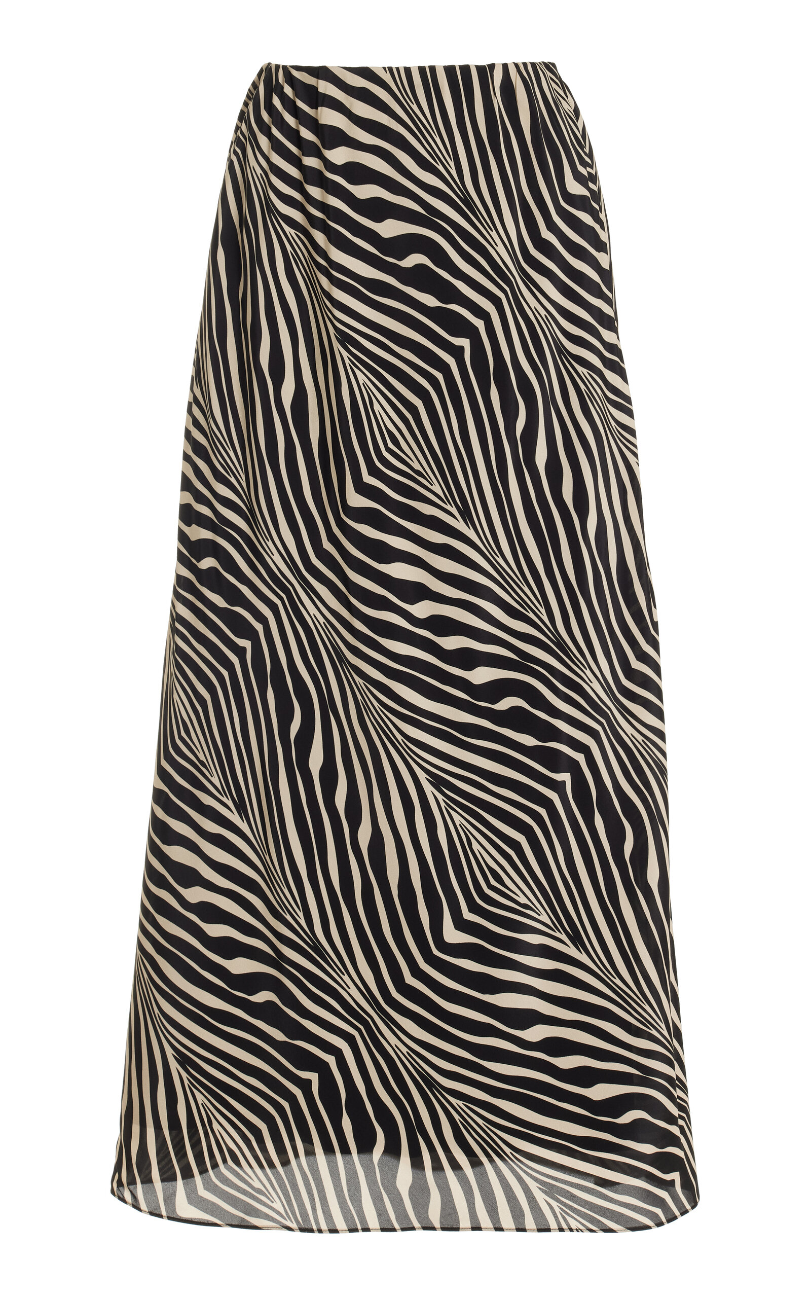 By Malene Birger Boshan Animal-Printed Silk-Blend Maxi Skirt - Animal