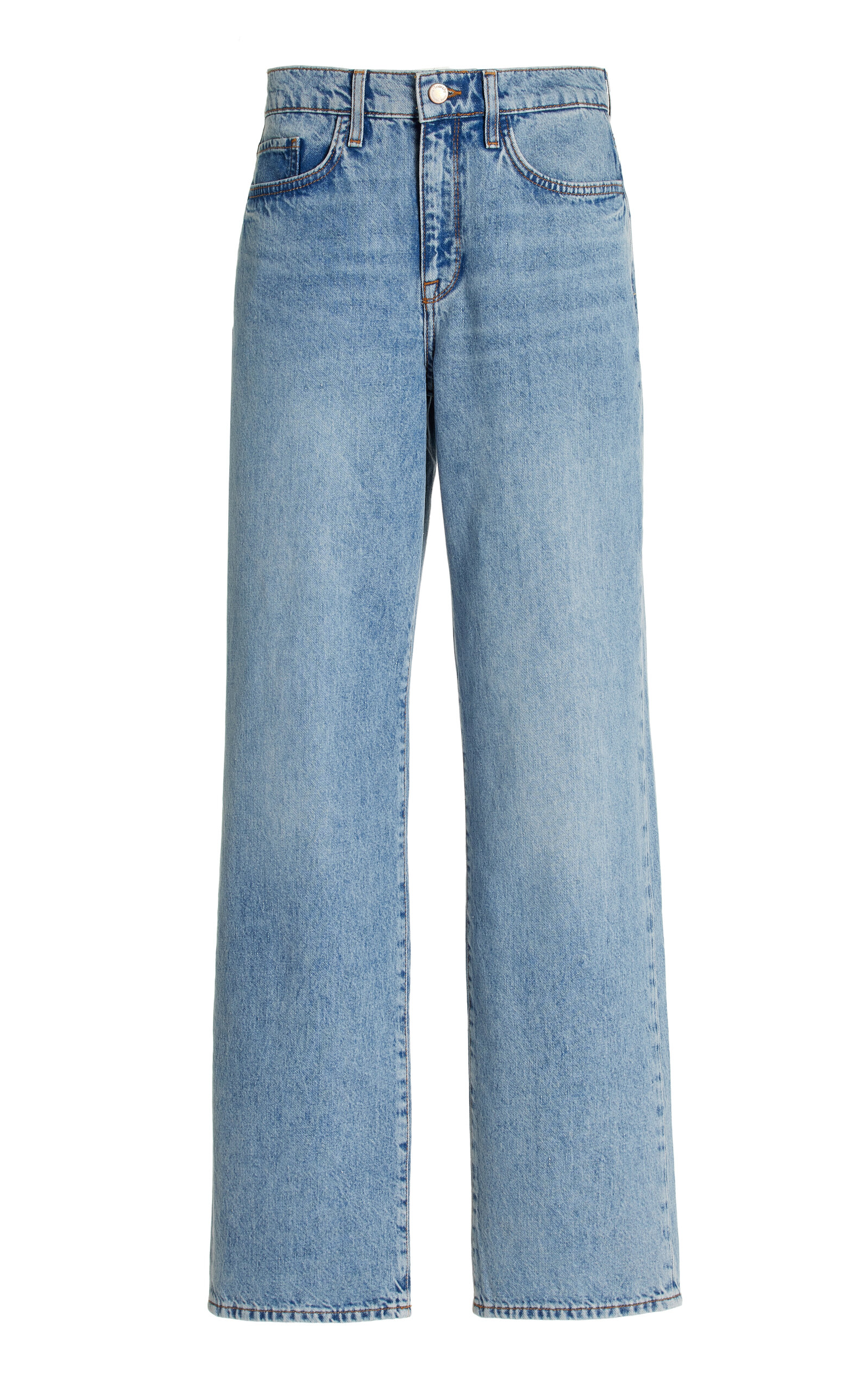 Triarchy Birkin Mid-Rise Straight-Leg Jeans - Blue