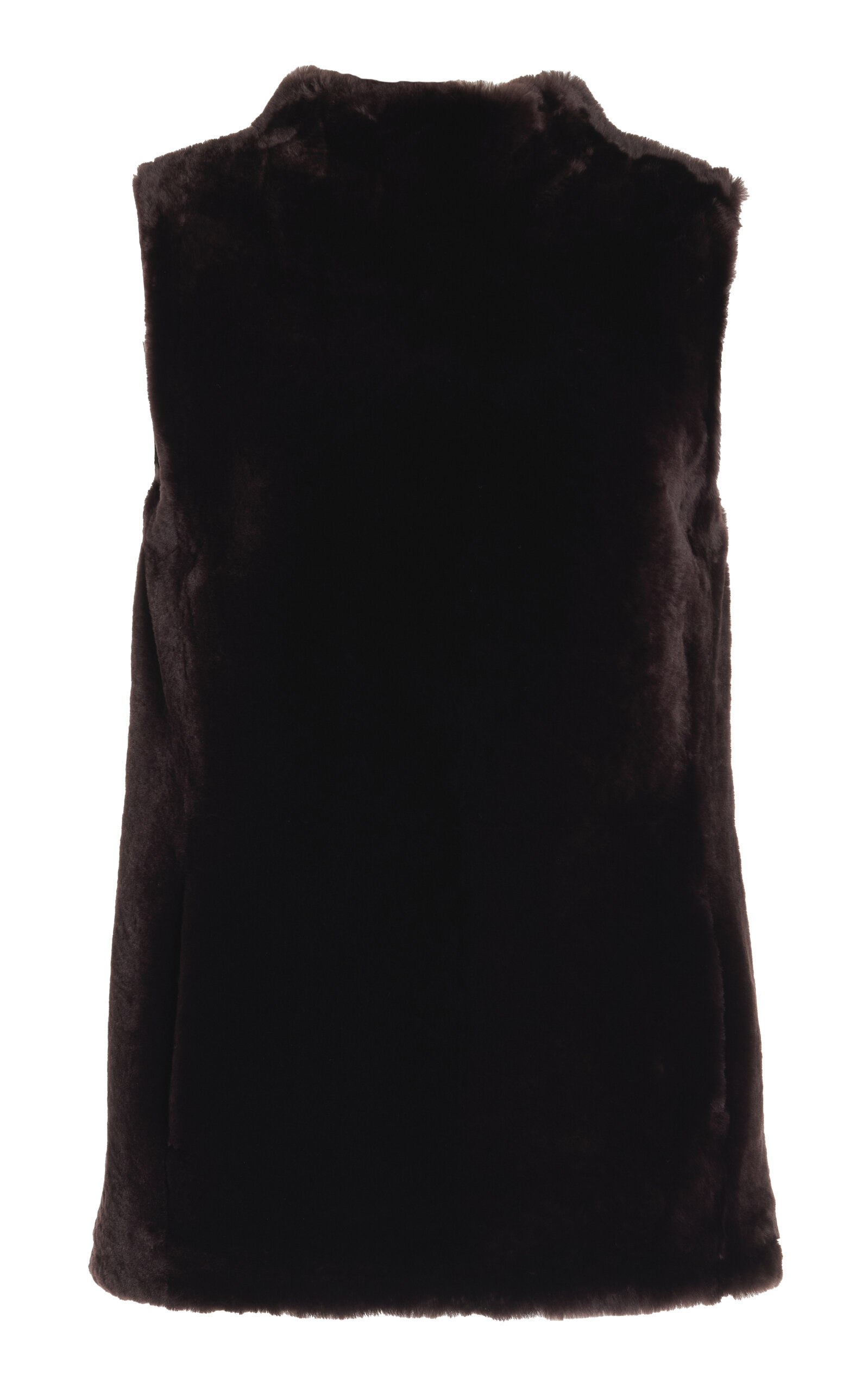 Toteme Shearling-Front Top - Brown