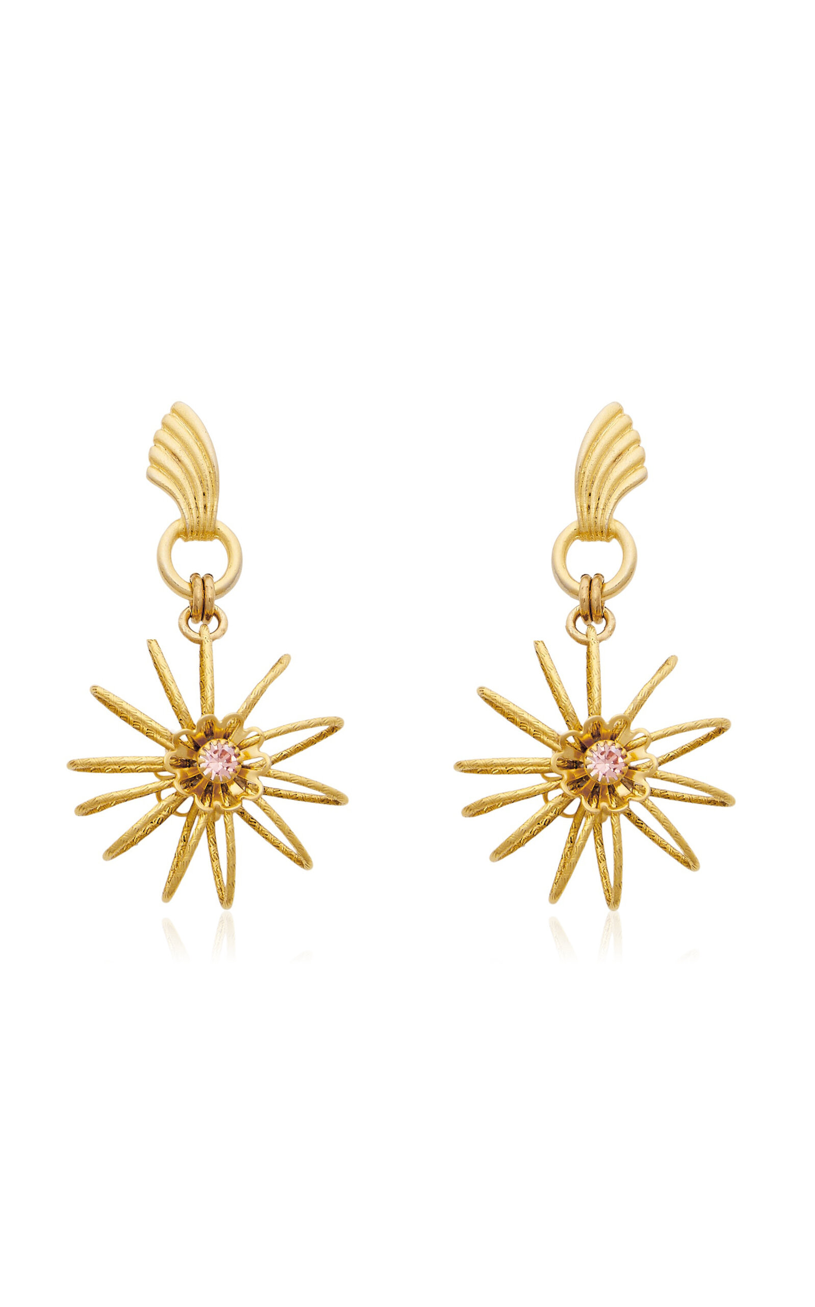 Brinker & Eliza Fairy Lights Earrings In Gold