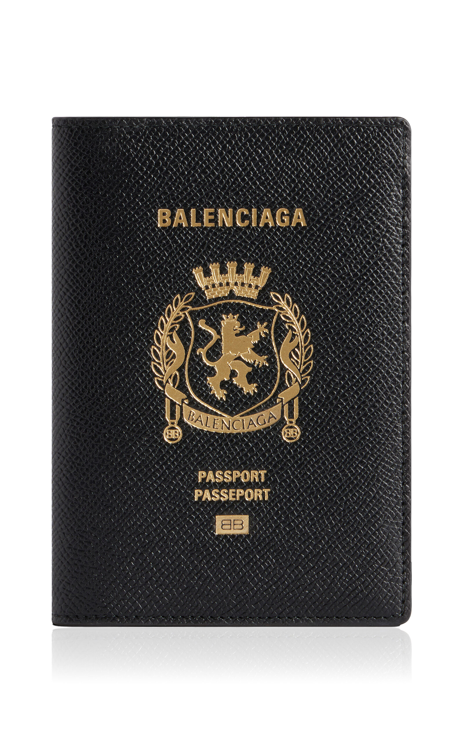 Balenciaga Leather Passport Holder - Women's Accessories