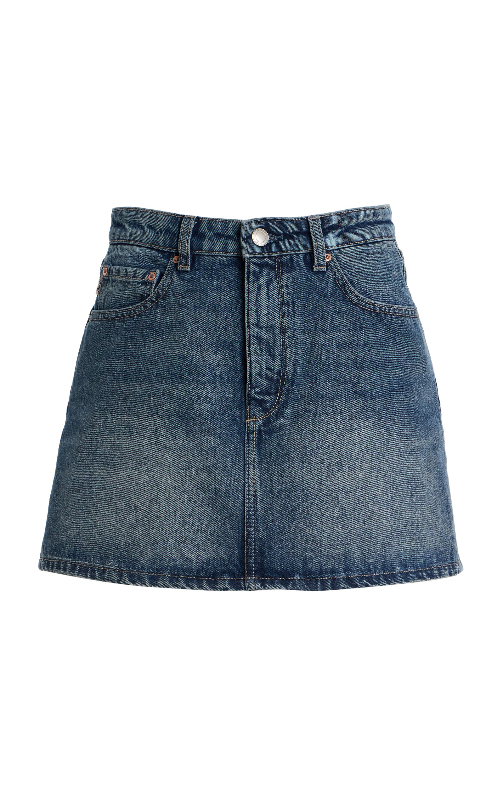 DL1961 Alma Mini Skirt - Blue