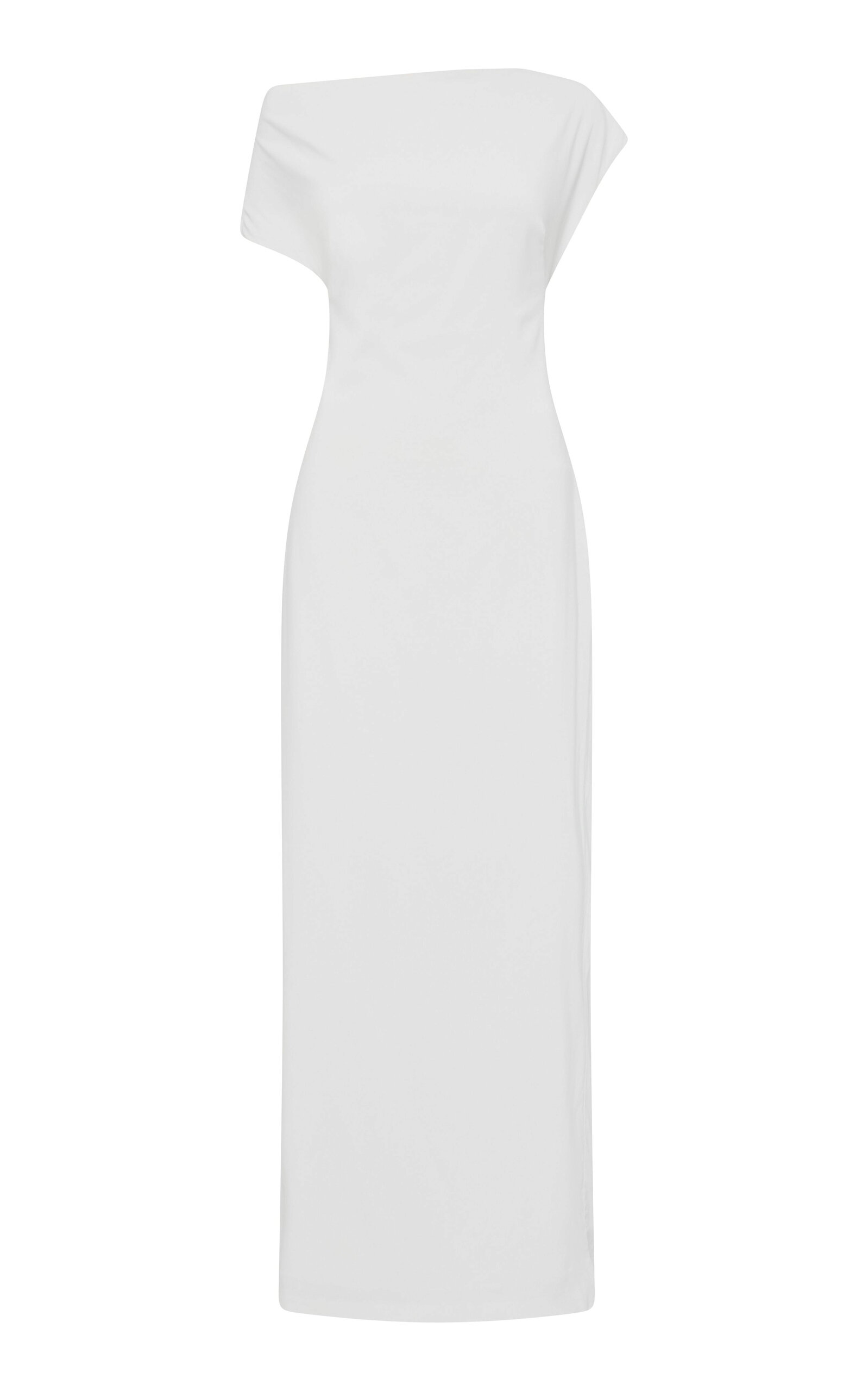 St. Agni Asymmetric Jersey Maxi Dress