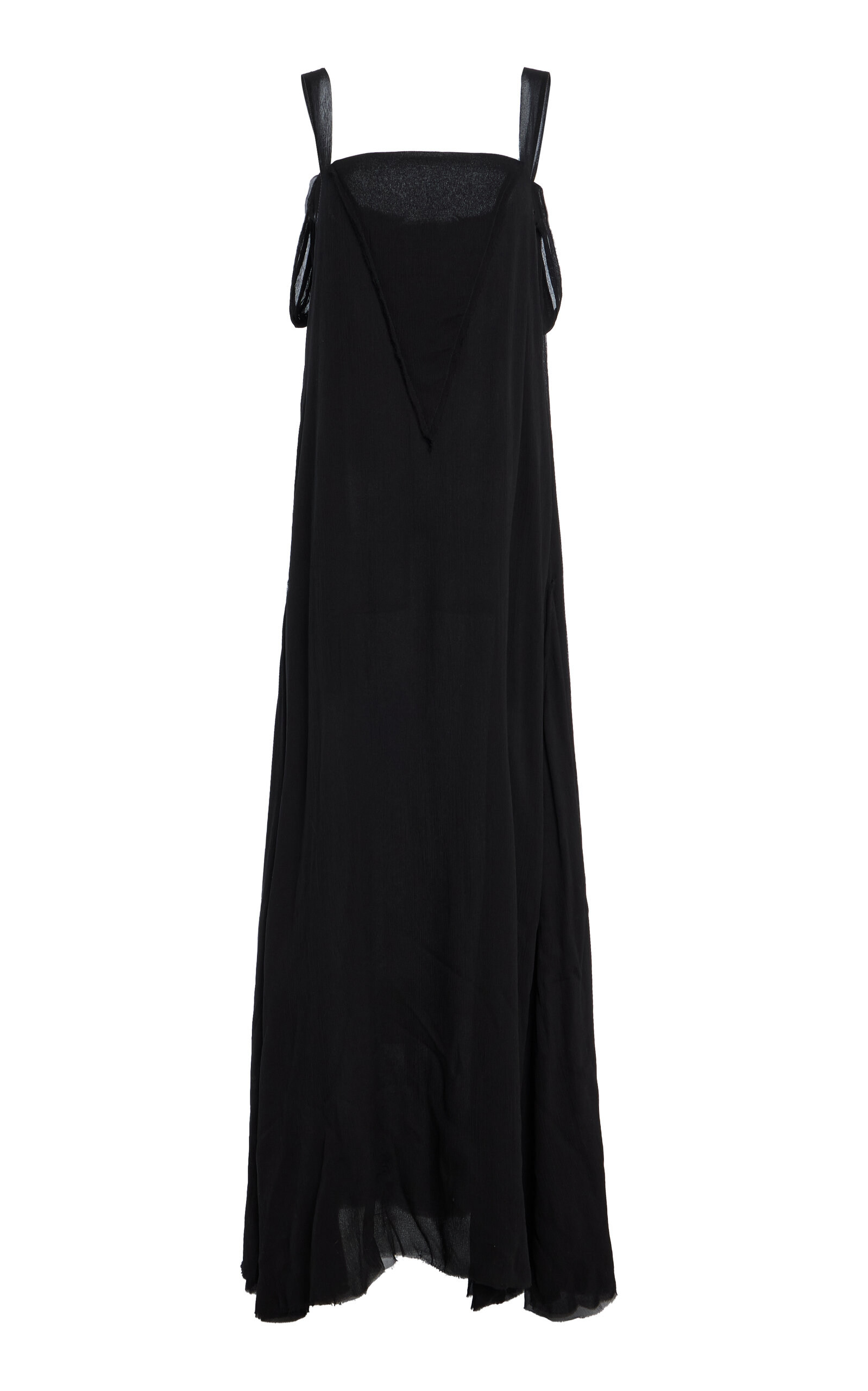 ALBUS LUMEN Silk-Chiffon Gown