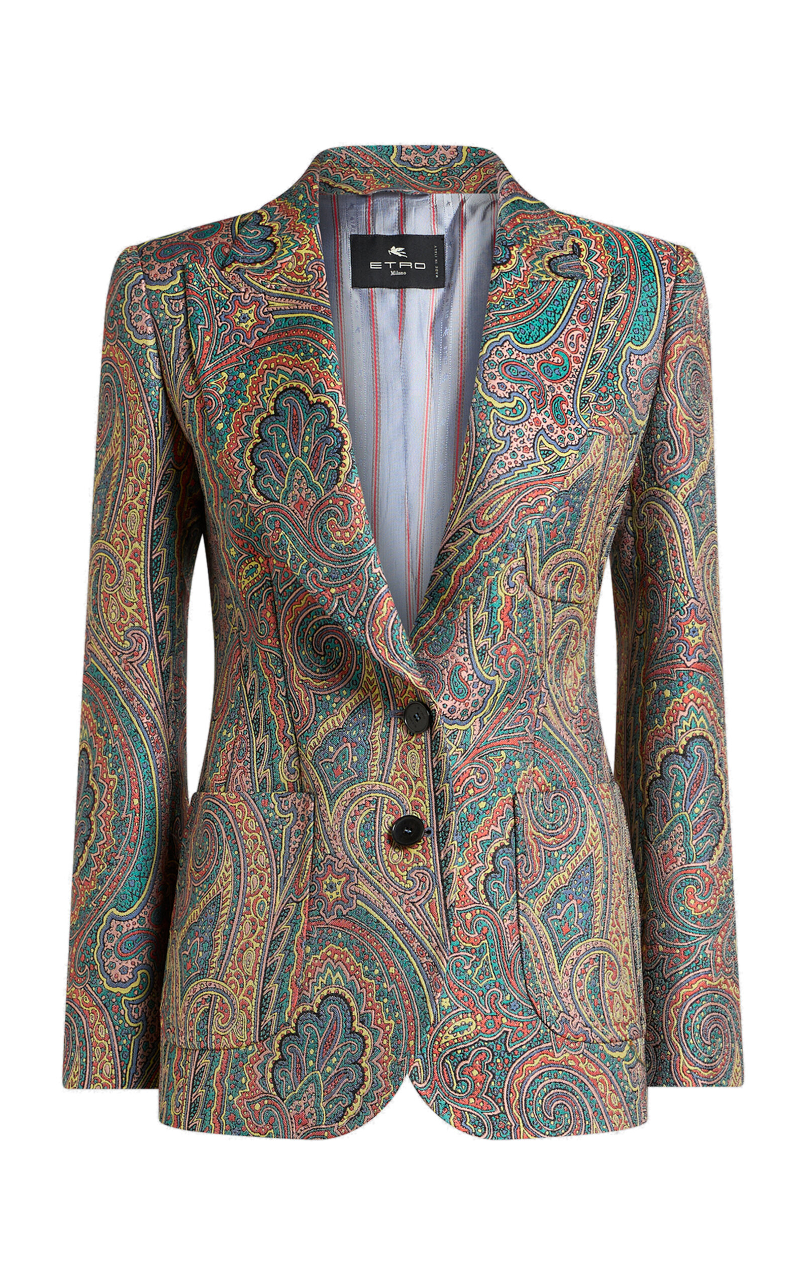 Etro Printed Crepe Blazer - Multi