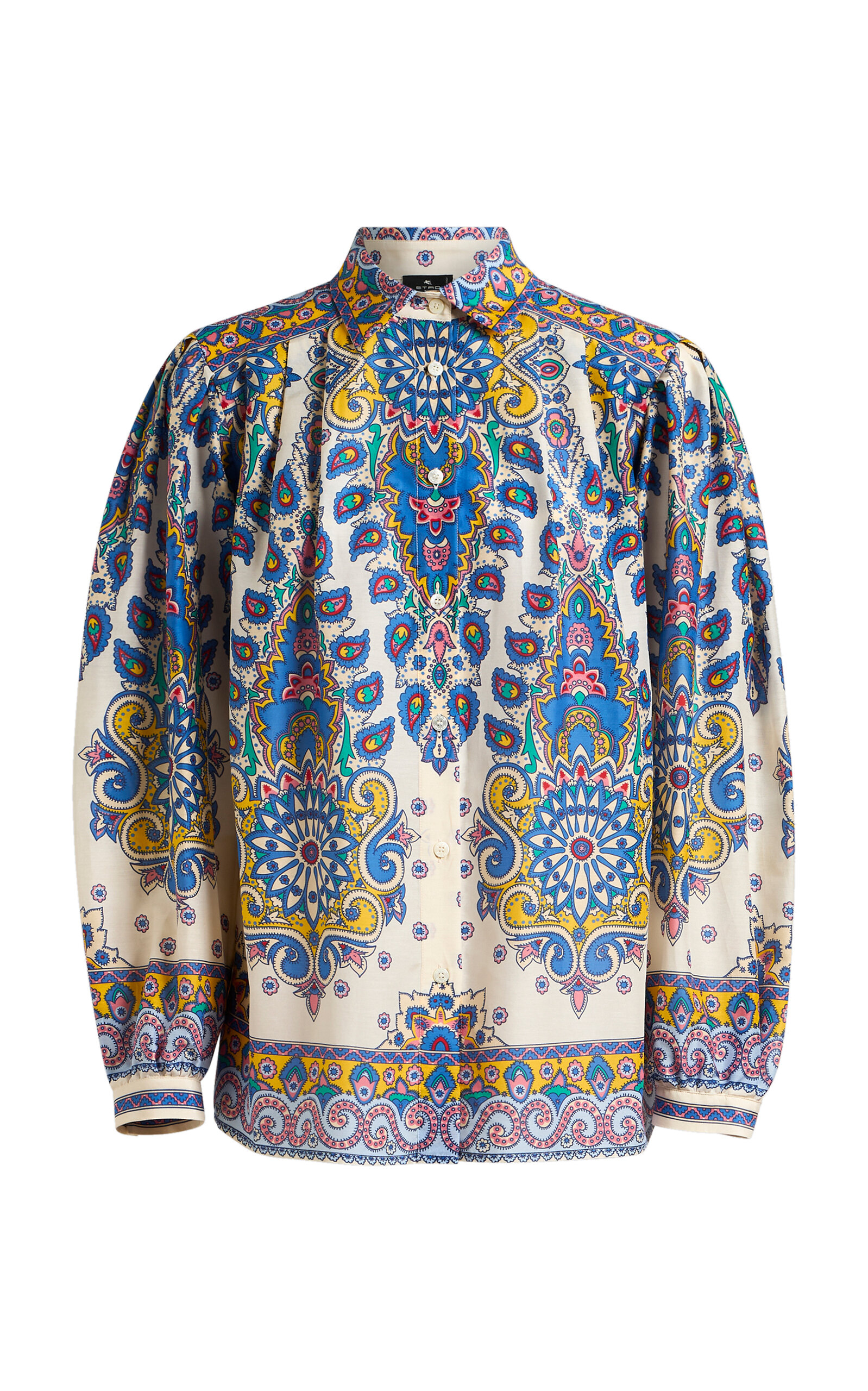 Printed Silk-Cotton Shirt