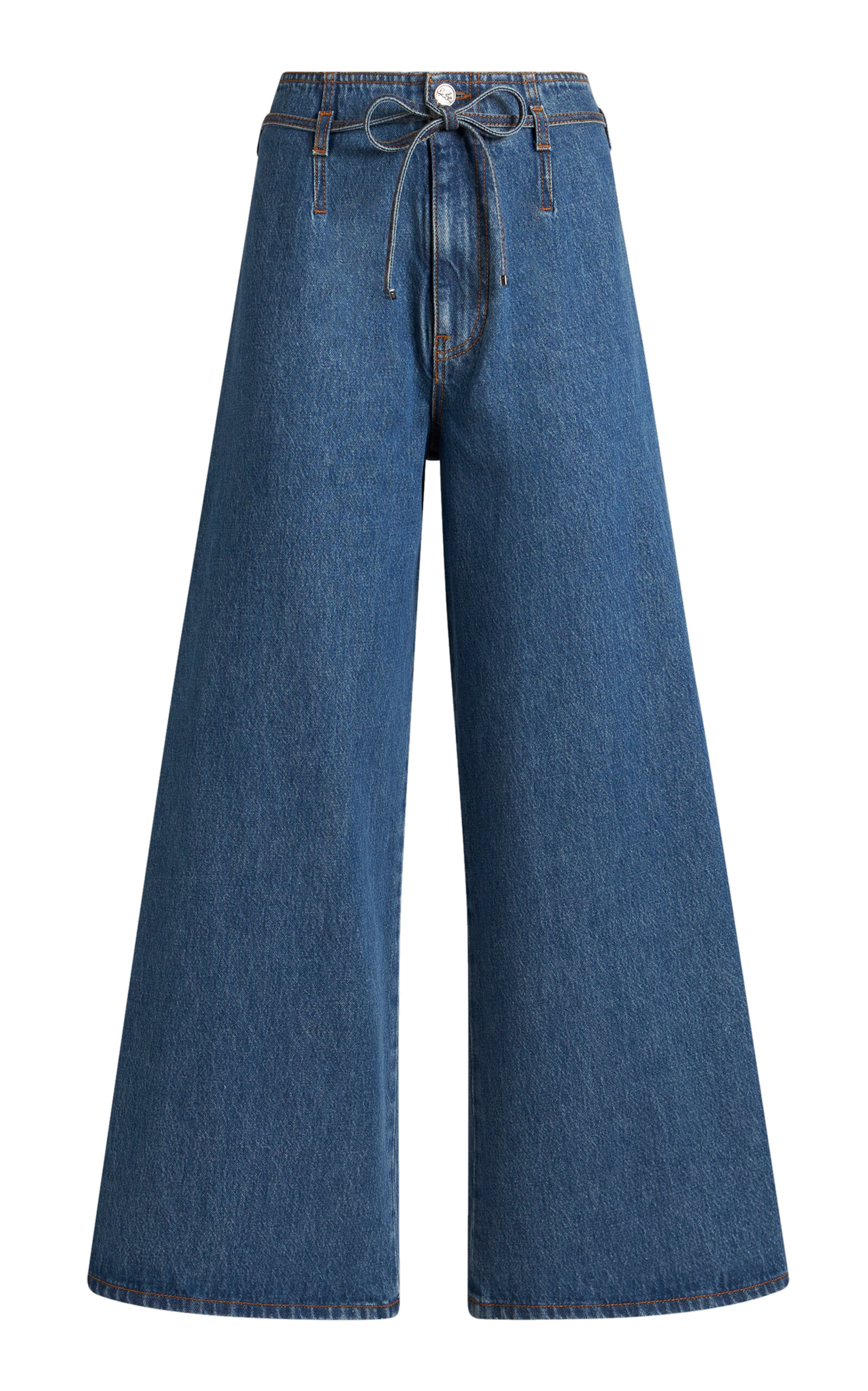 Etro Rigid High-Rise Wide-Leg Jeans
