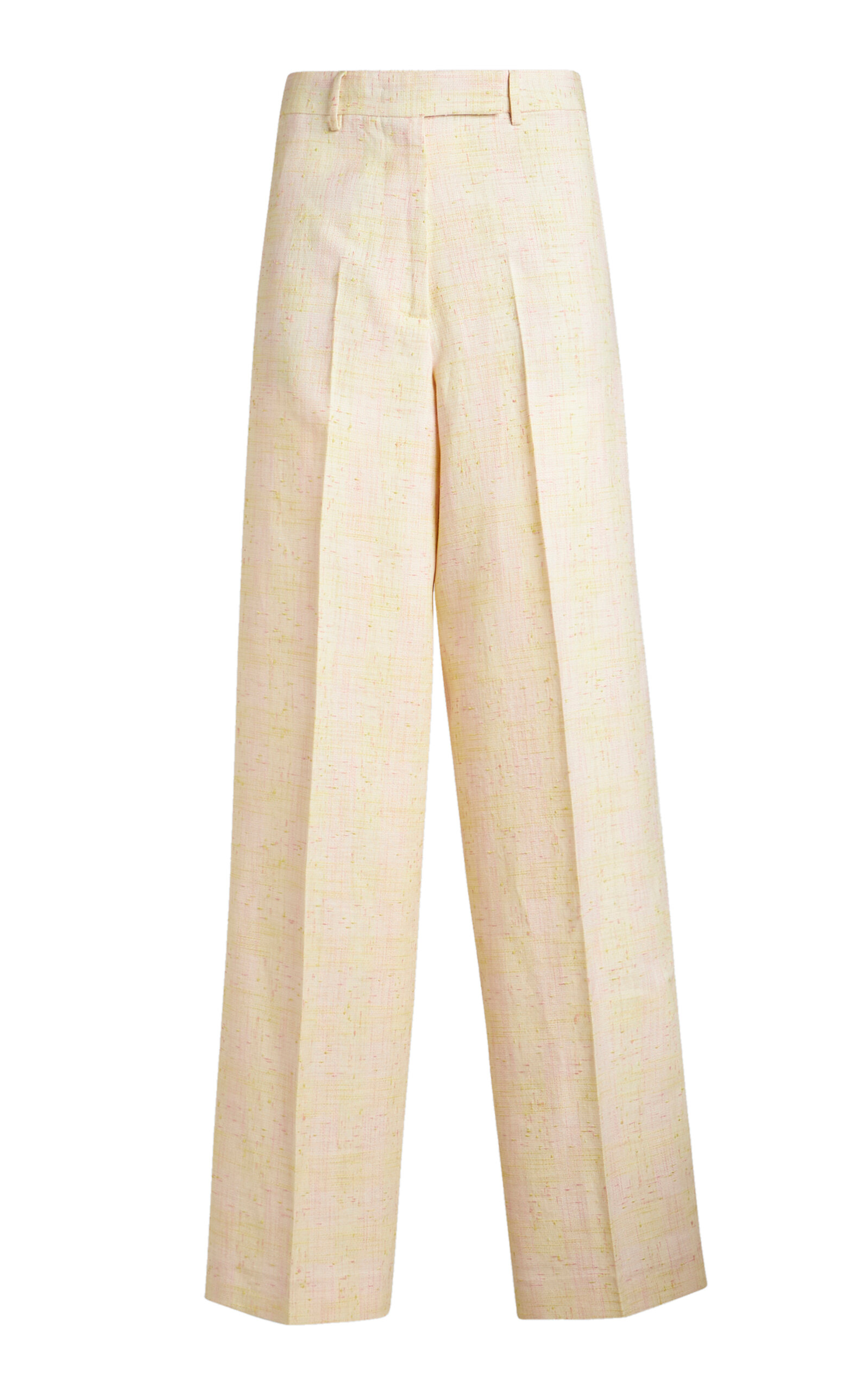 Etro Linen-Blend Wide-Leg Pants