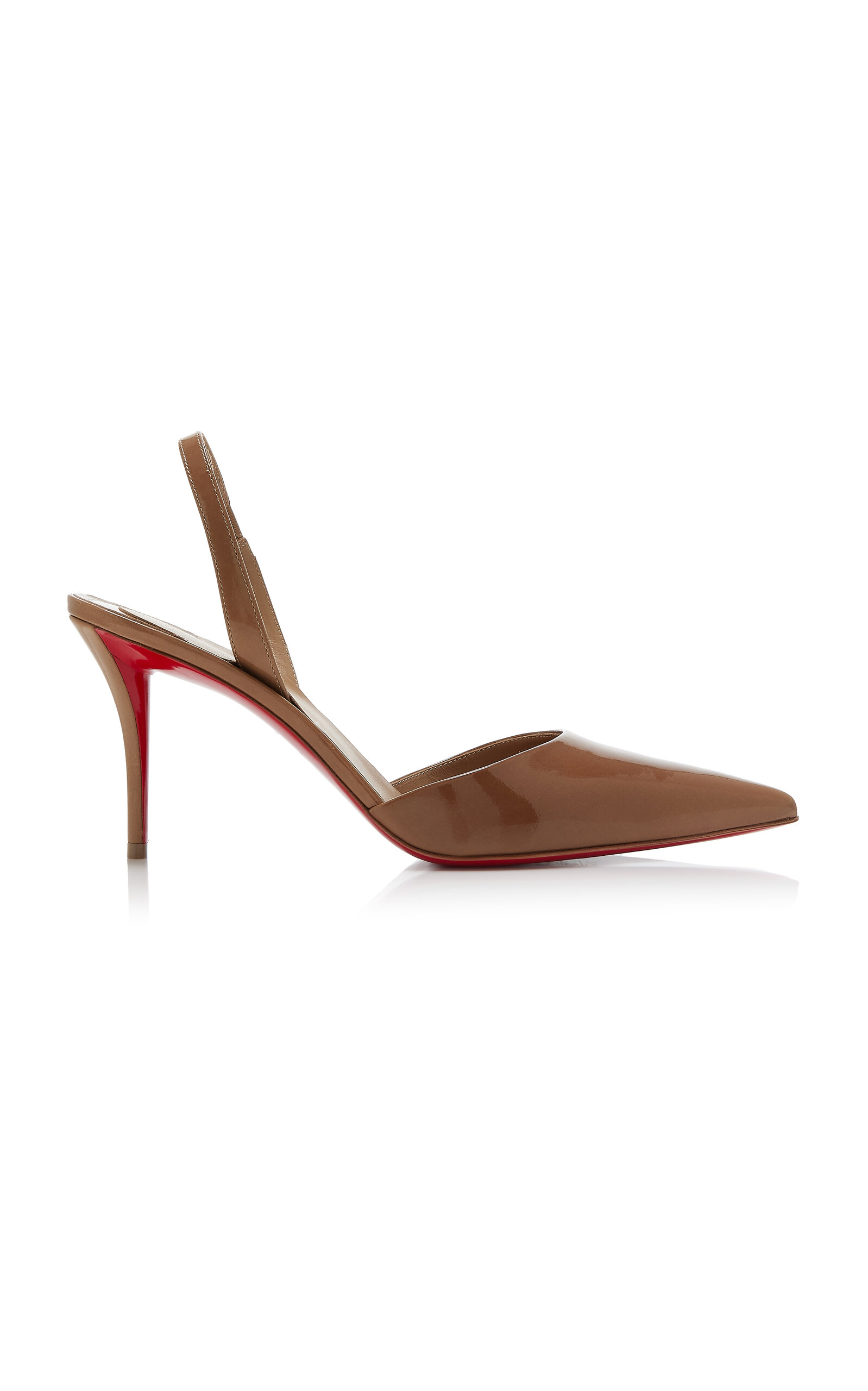 Christian Louboutin Apostropha 80mm Patent Leather Slingback Pumps