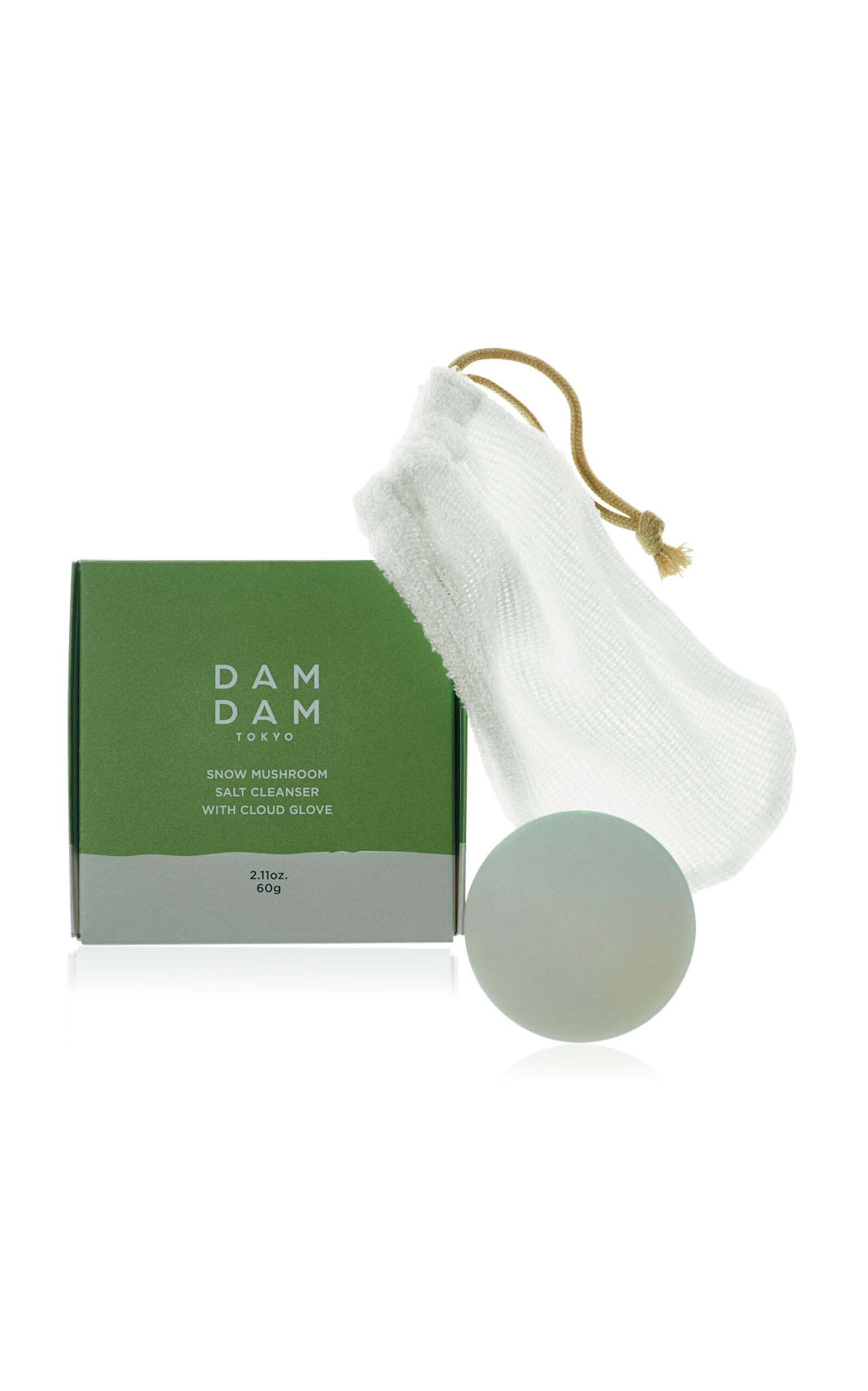 DAMDAM Snow Mushroom Salt Cleansing Bar