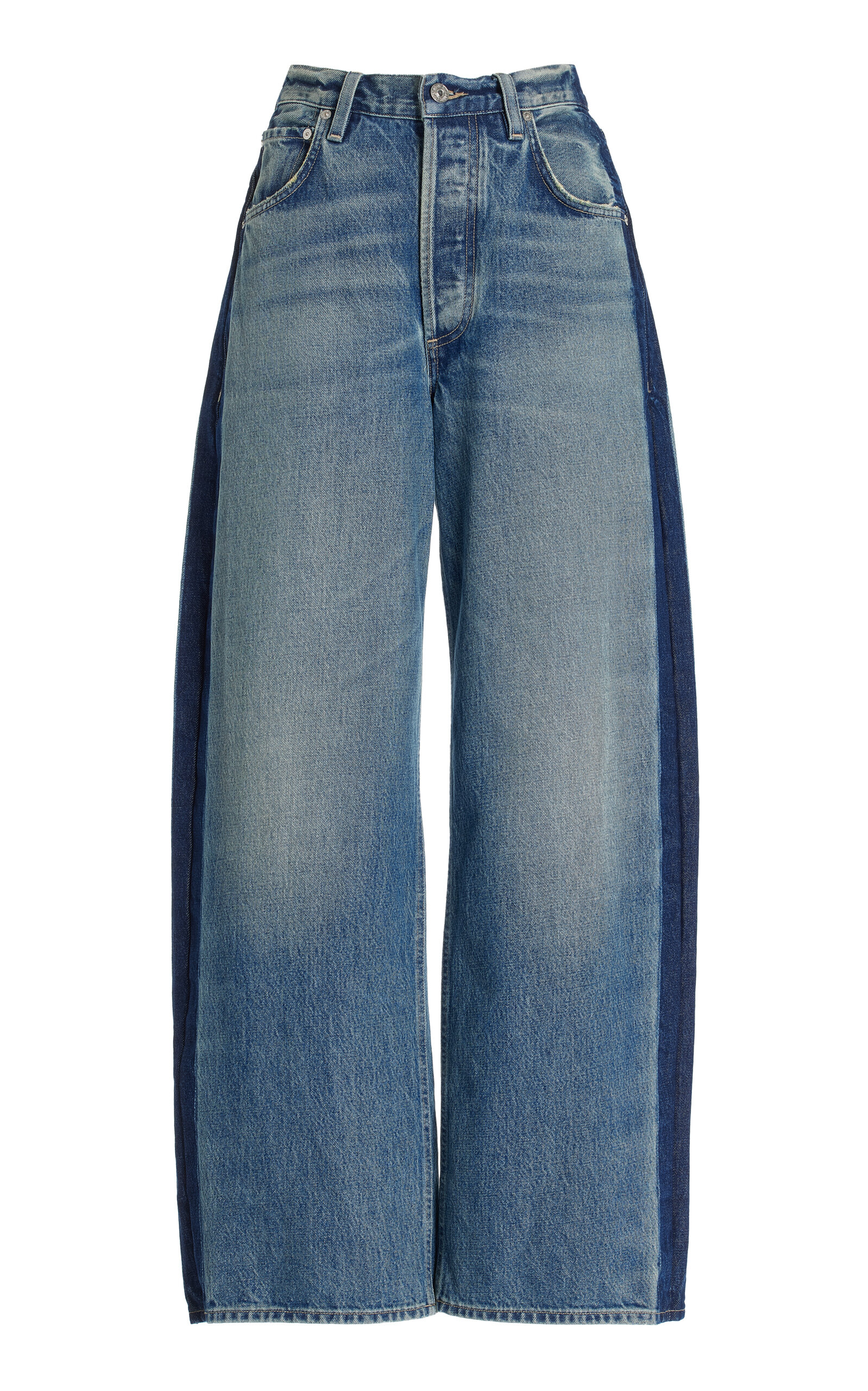 Citizens of Humanity Ayla Rigid High-Rise Baggy Jeans - Blue