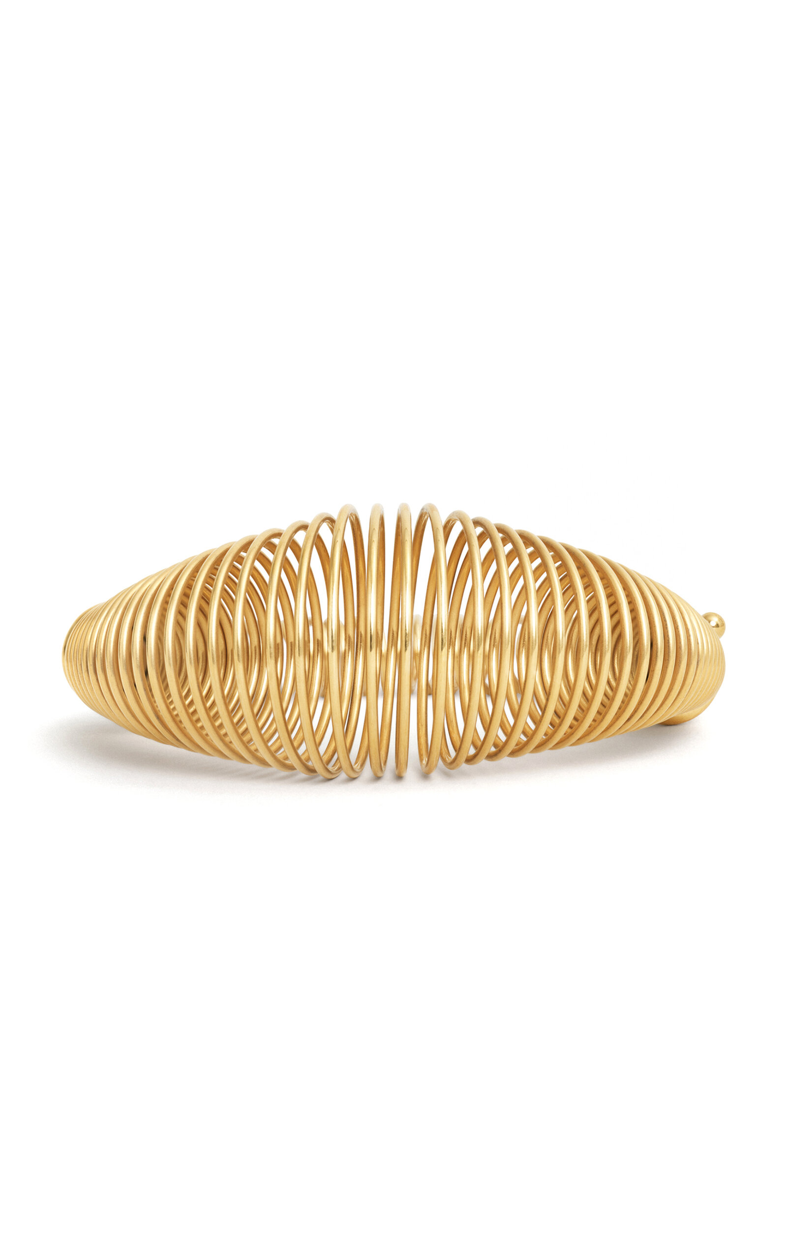 Gold-Tone Spiral Bracelet