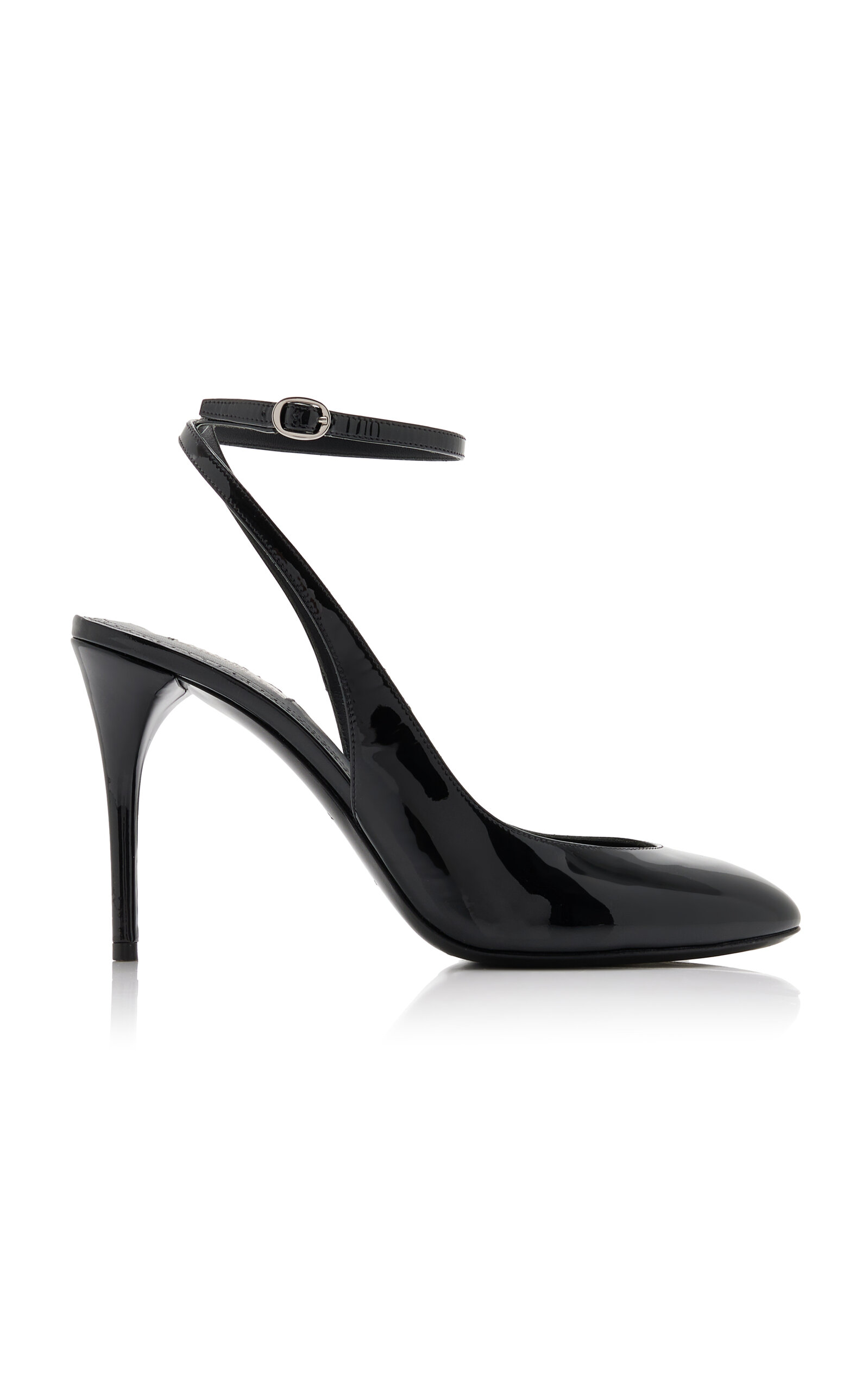 ALAÏA Patent Leather Slingback Pumps