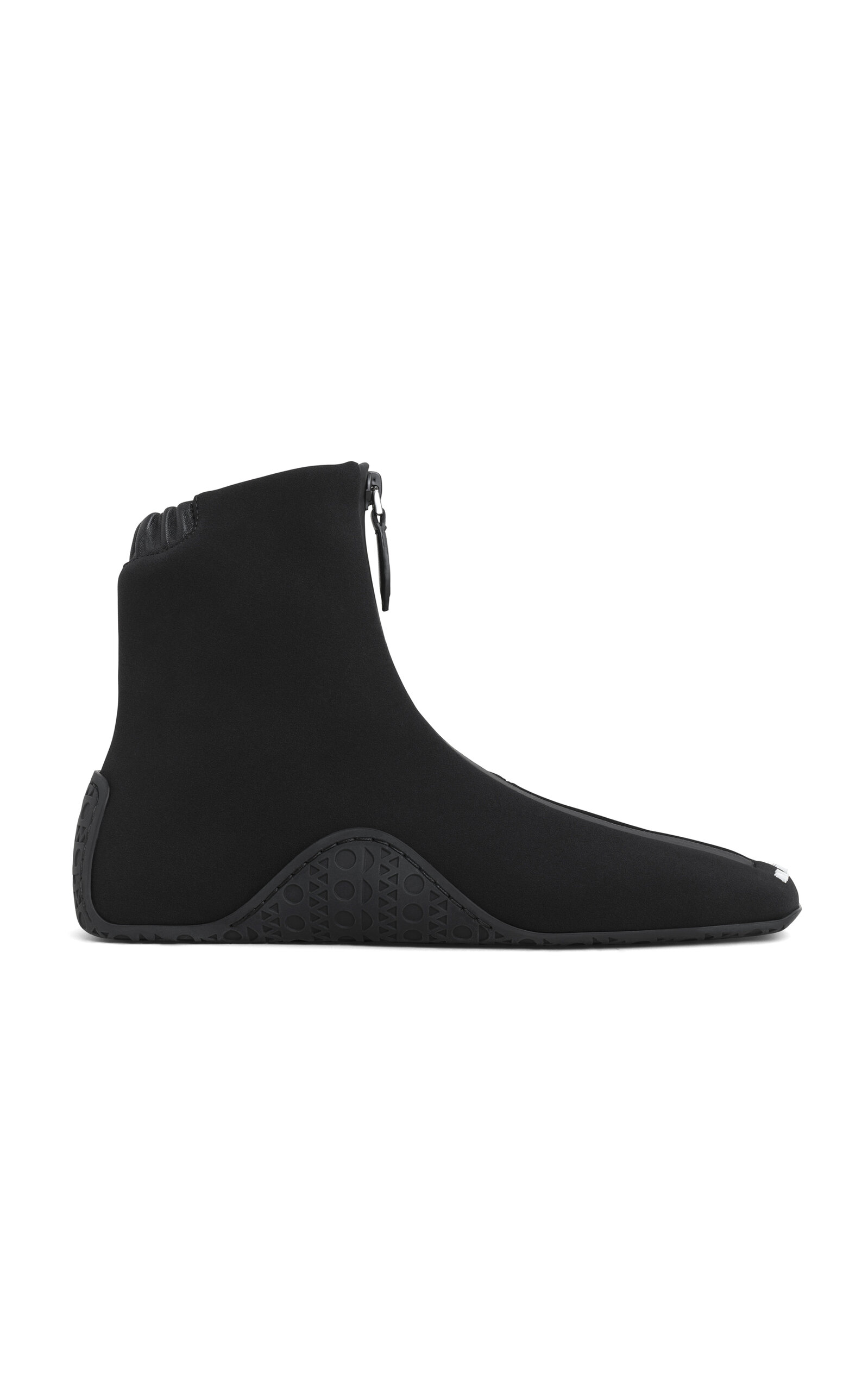 Alaïa Basket Neoprene High-top Sneakers In Black